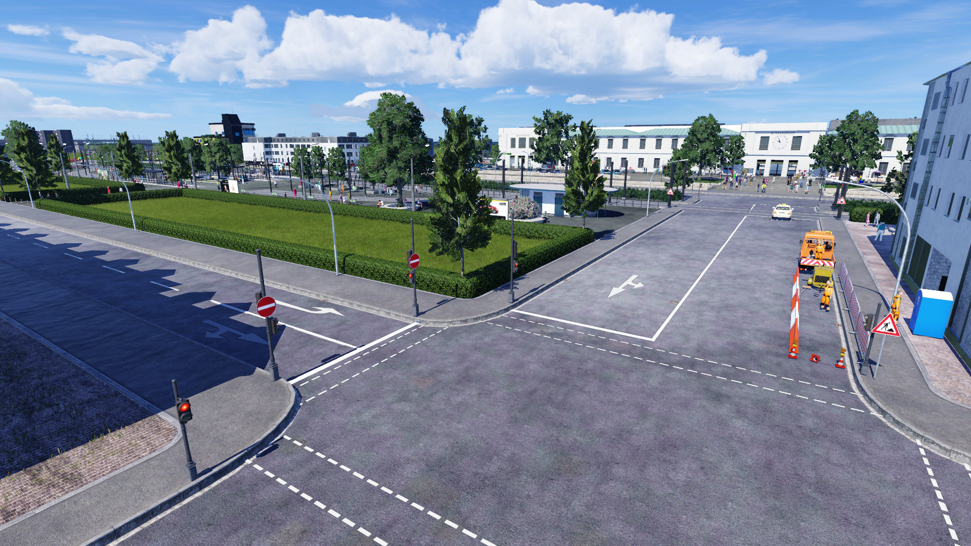 Bahnhofsplatz Würzbrunnen