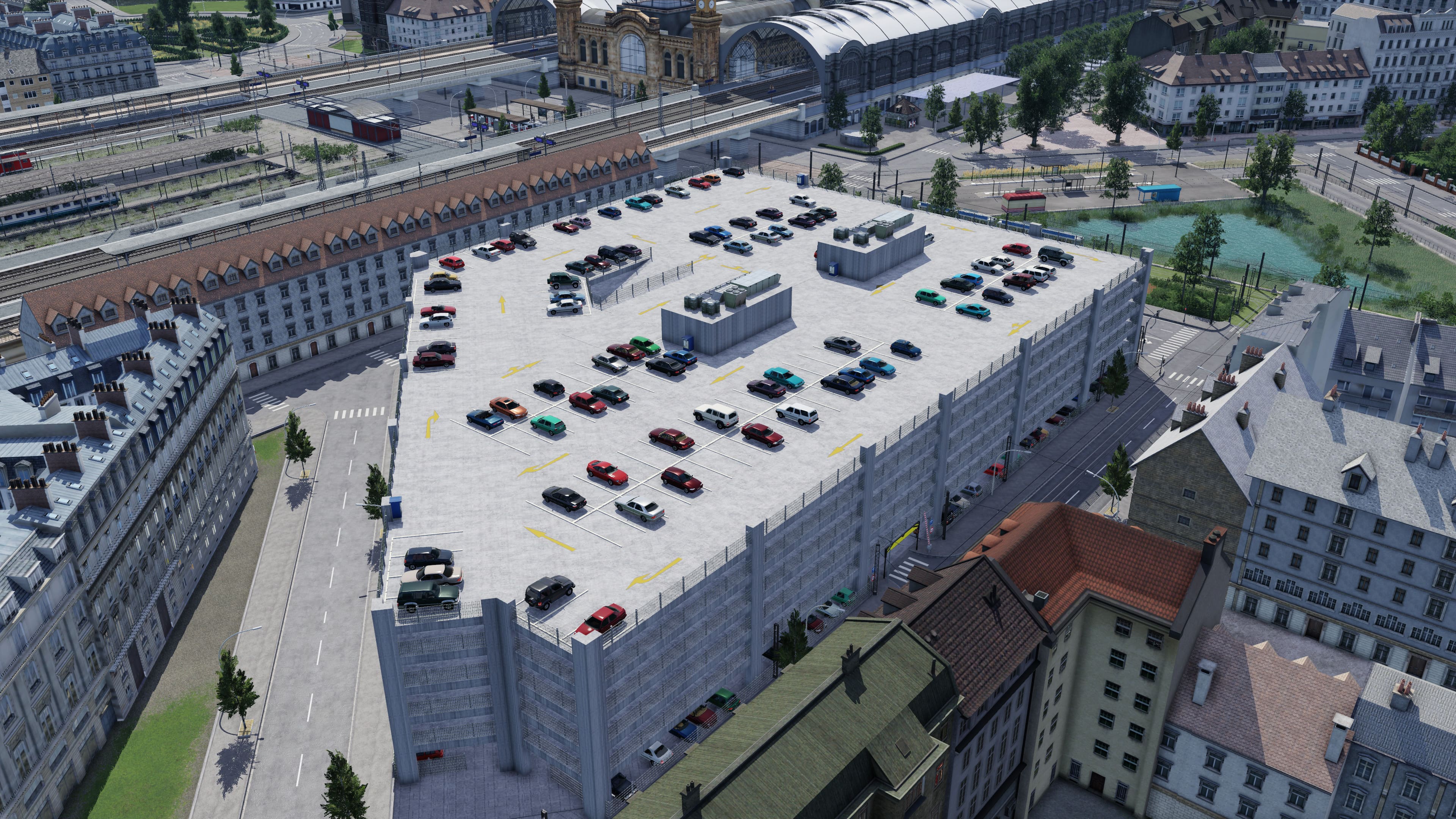 Parkhaus am Altenburger Hauptbahnhof