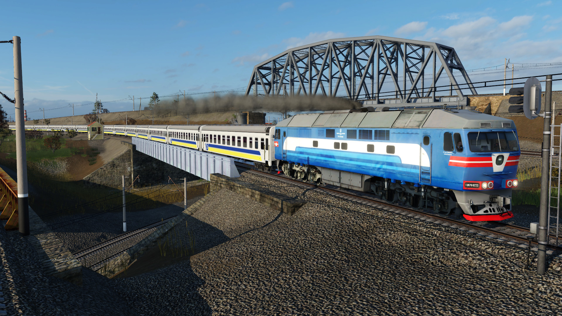 TEP 70 Lok aus Donbas Richtung Charkow Hbf