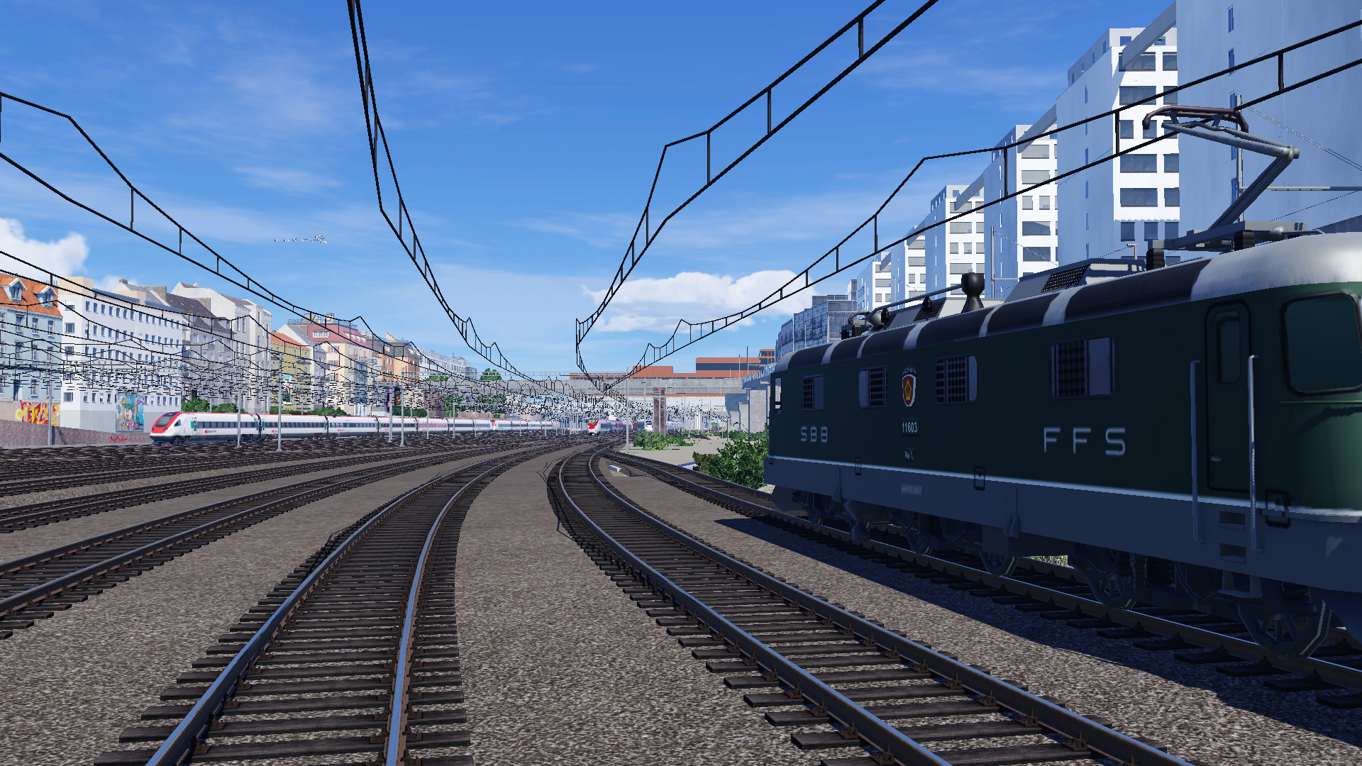 Einfahrt Basel SBB