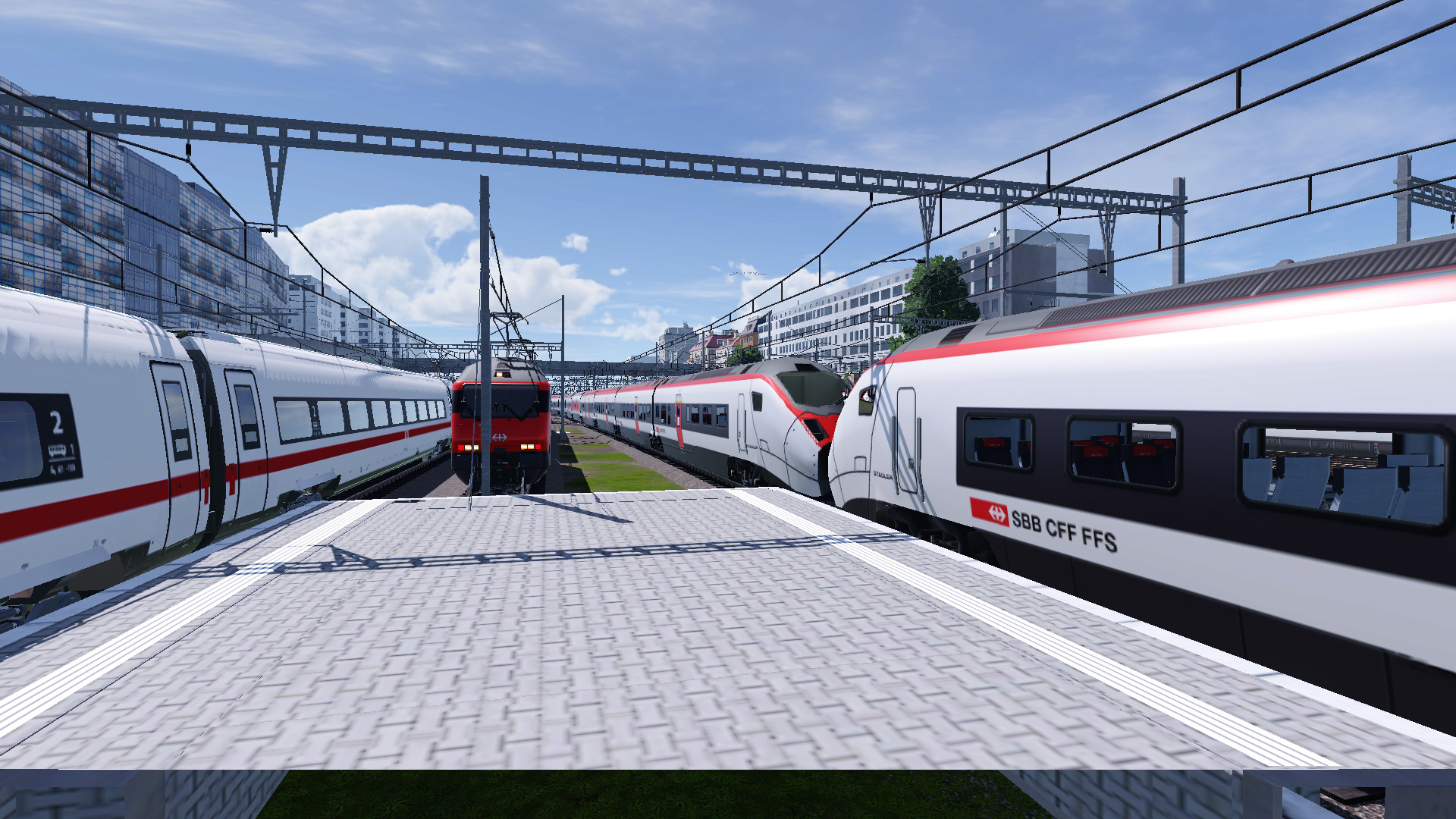 Einfahrt Basel SBB