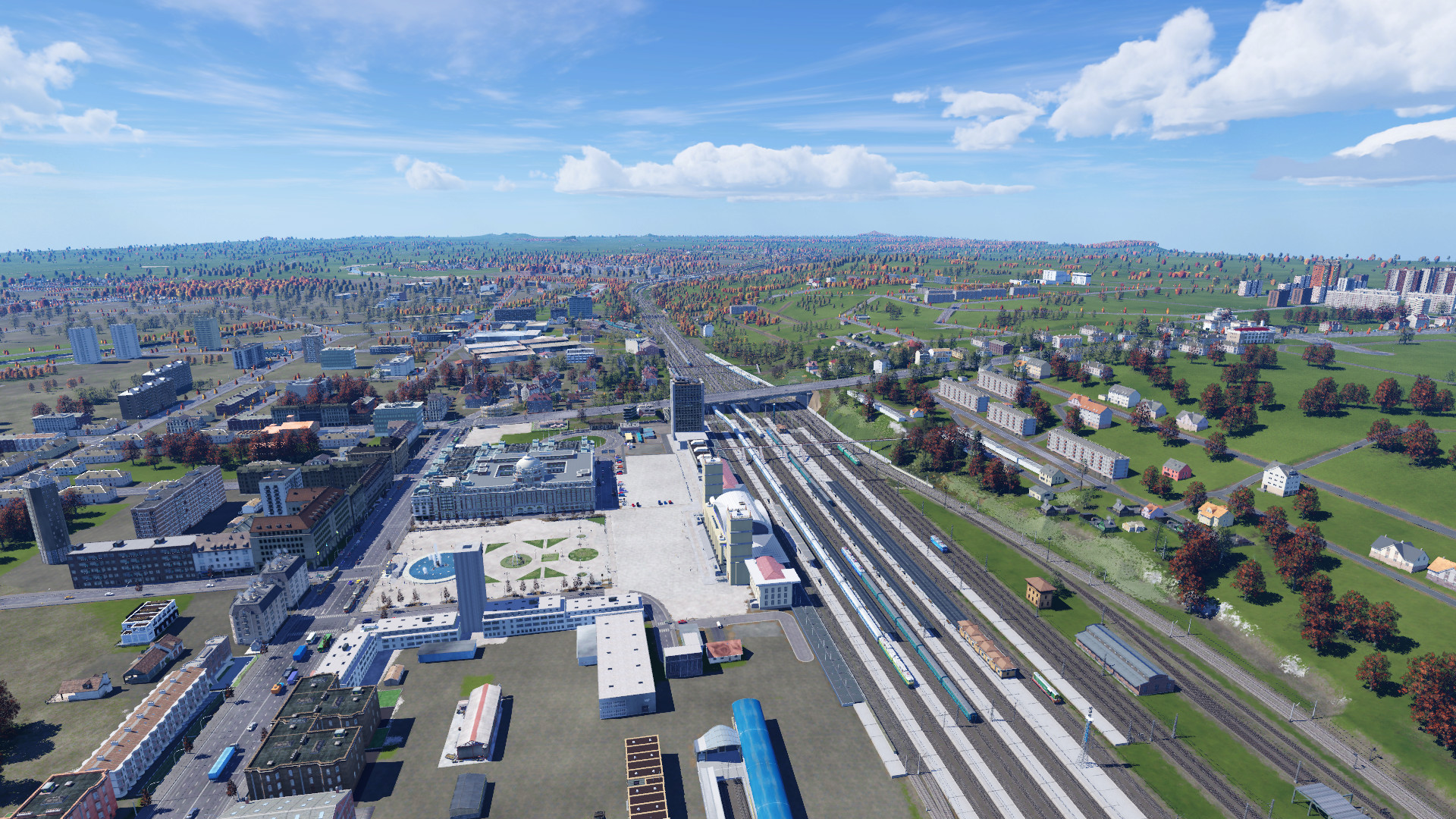 Die Stadt von oben