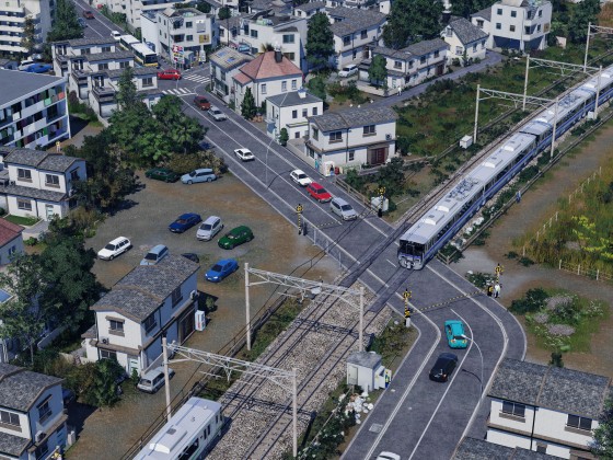 [TpF2] Japanese suburb view