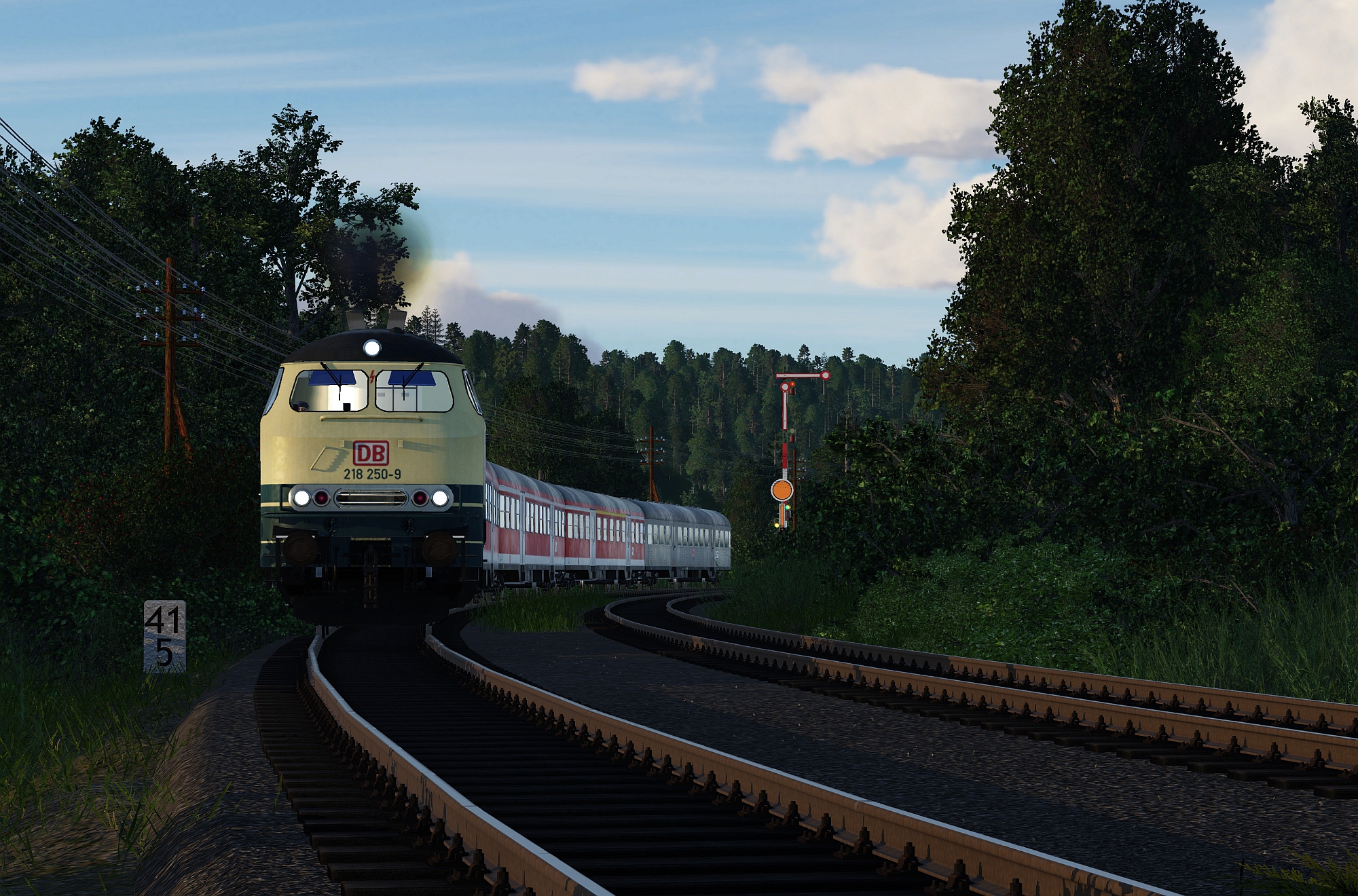 RE3304 heute mit Ersatzpark