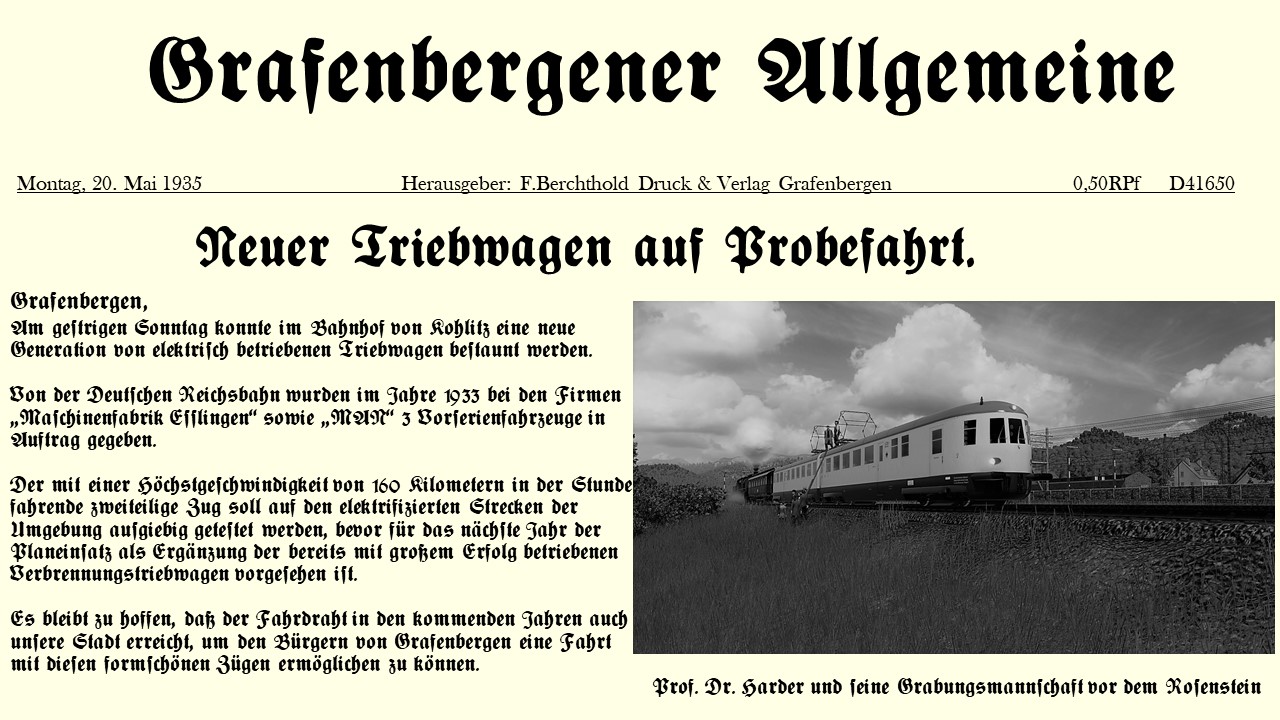 Neuer Triebwagen