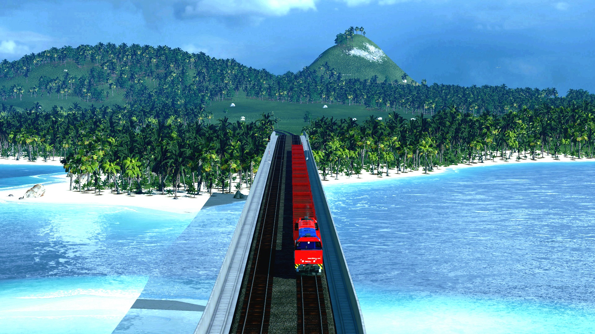 Über das blaue Meer