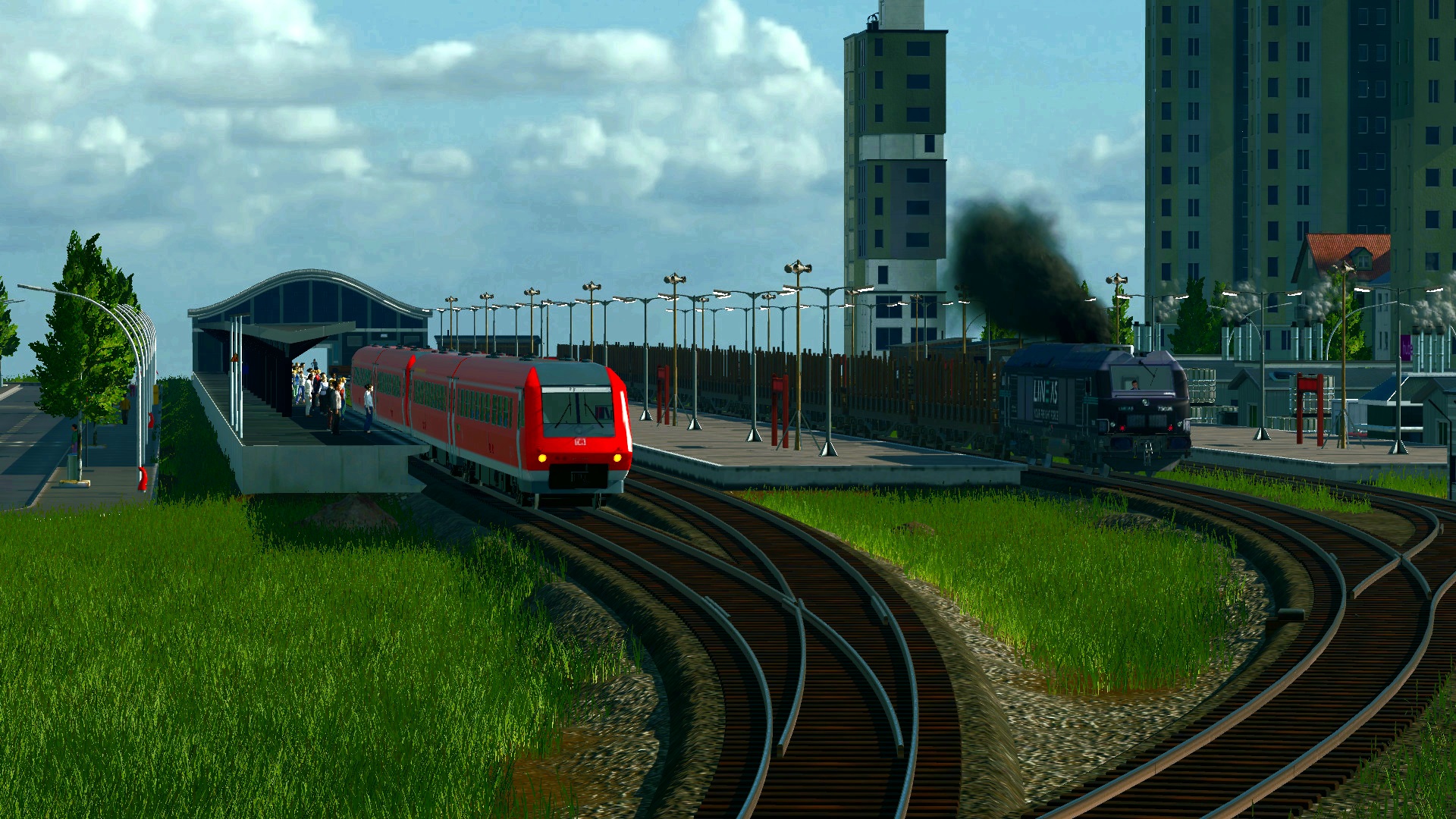 Kleiner Dieselbahnhof