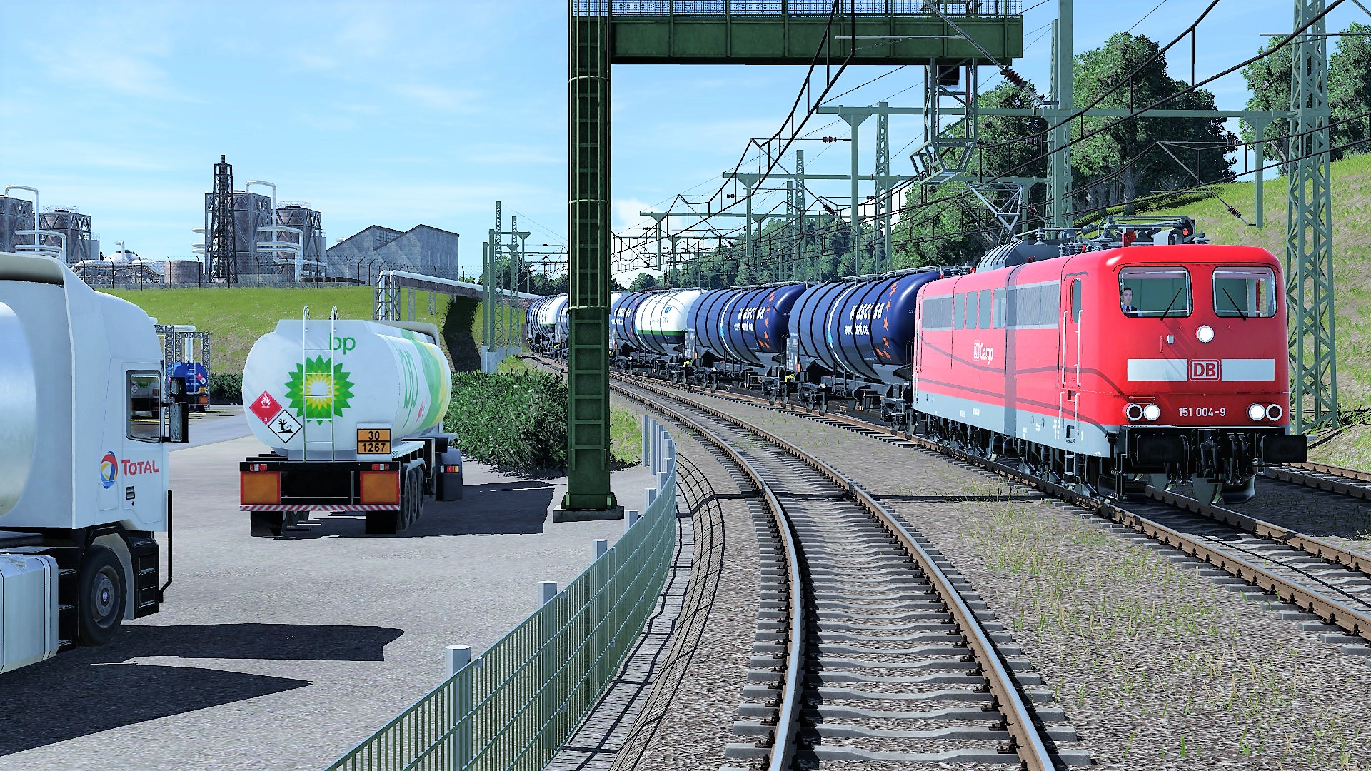 an der Bayernoil Raffinerie bei Ingolstadt und genauer Vohburg