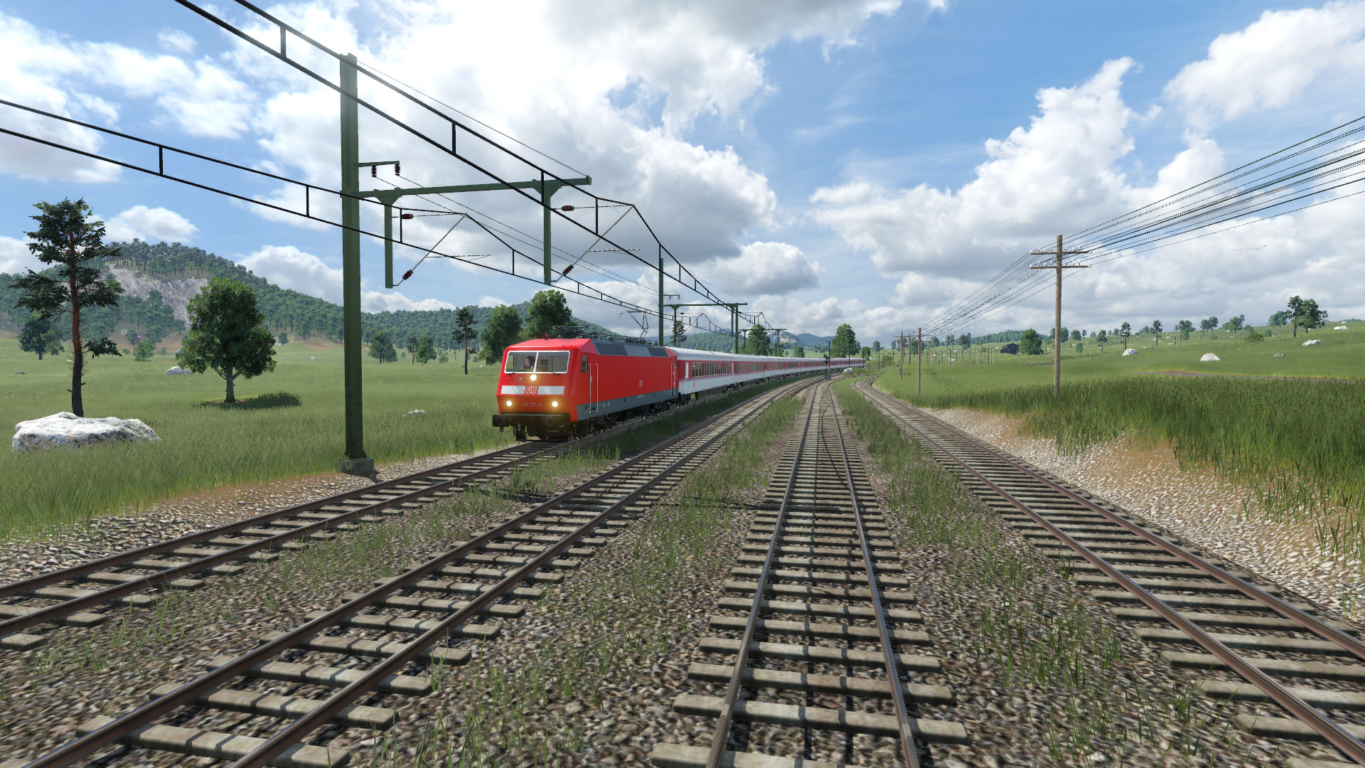 Intercity mit Baureihe 120