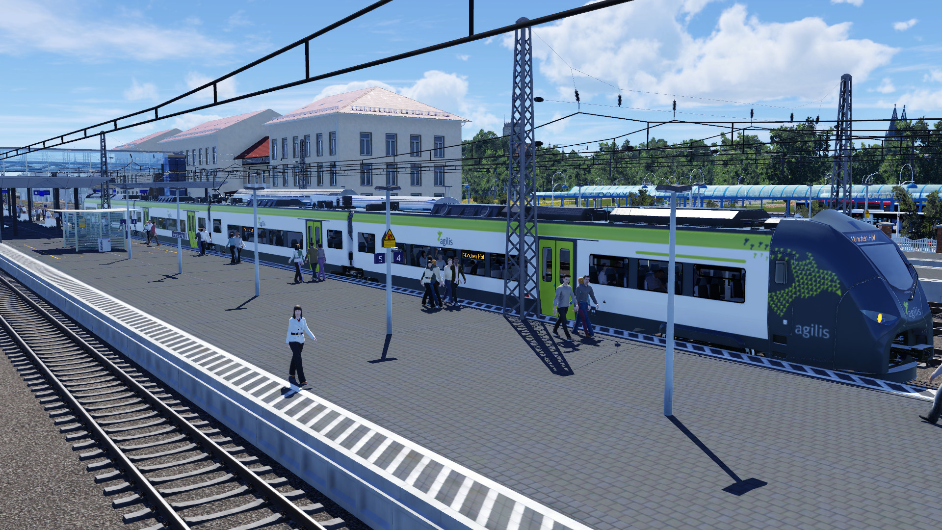 Ein Siemens-Mireo ,"Agilis " in Regensburg Hbf