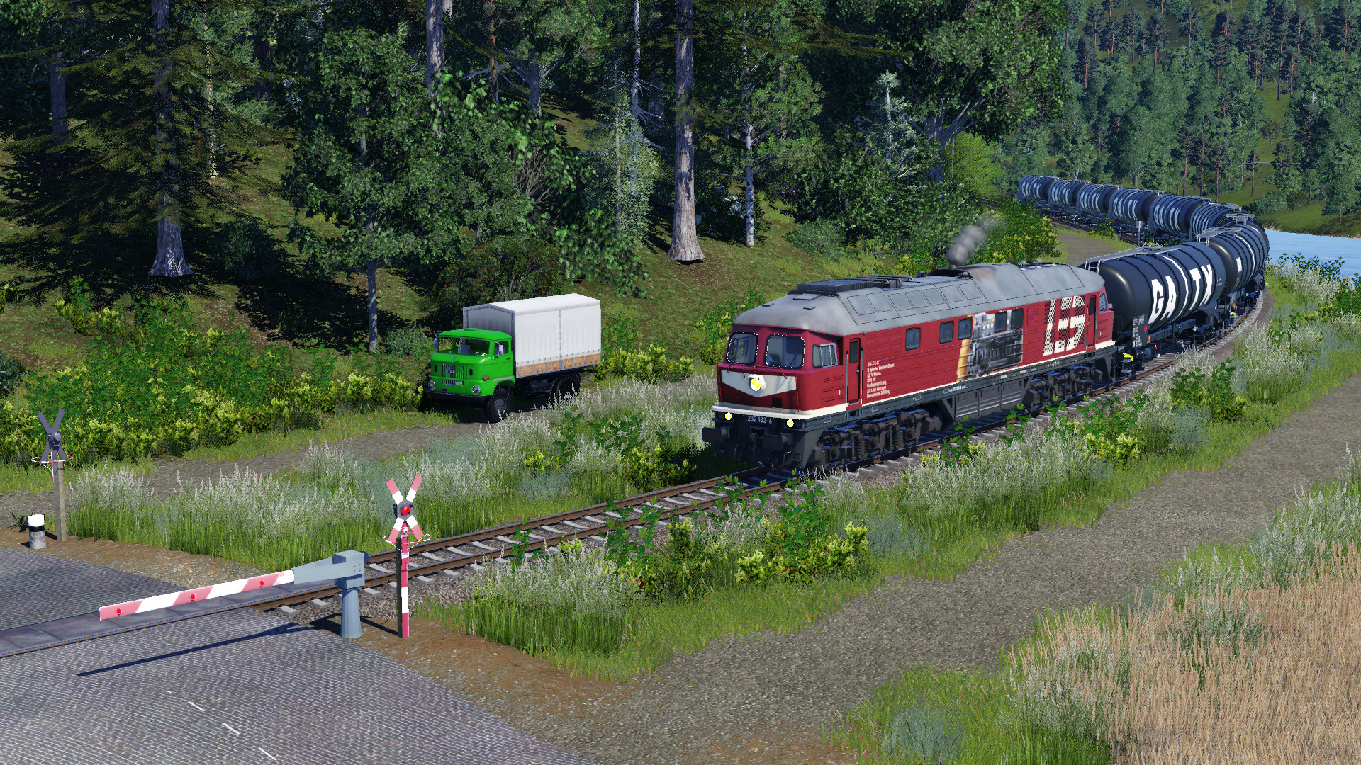 Öltransport auf der Nebenbahn