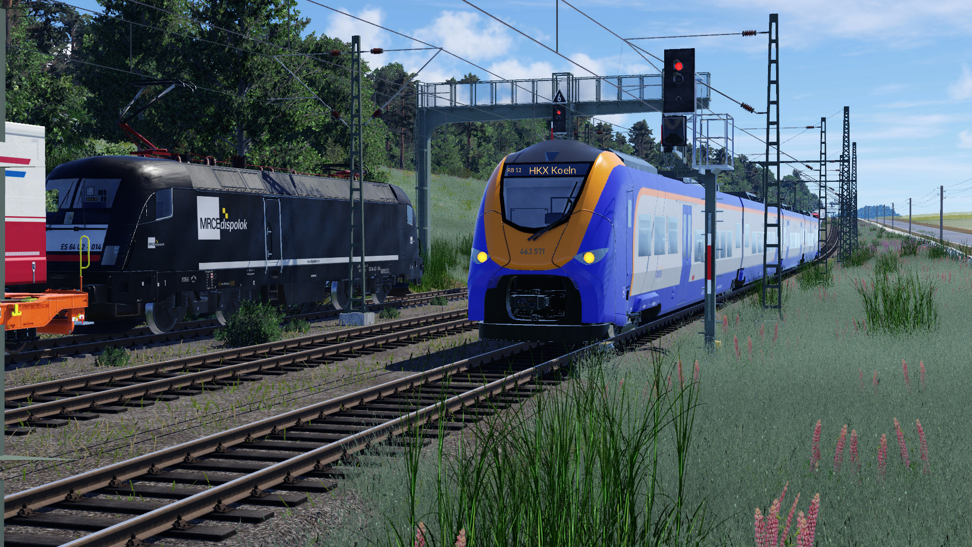 Siemens Mireo der Cantus verkehrsgesellschaft aus Richtung Hbf