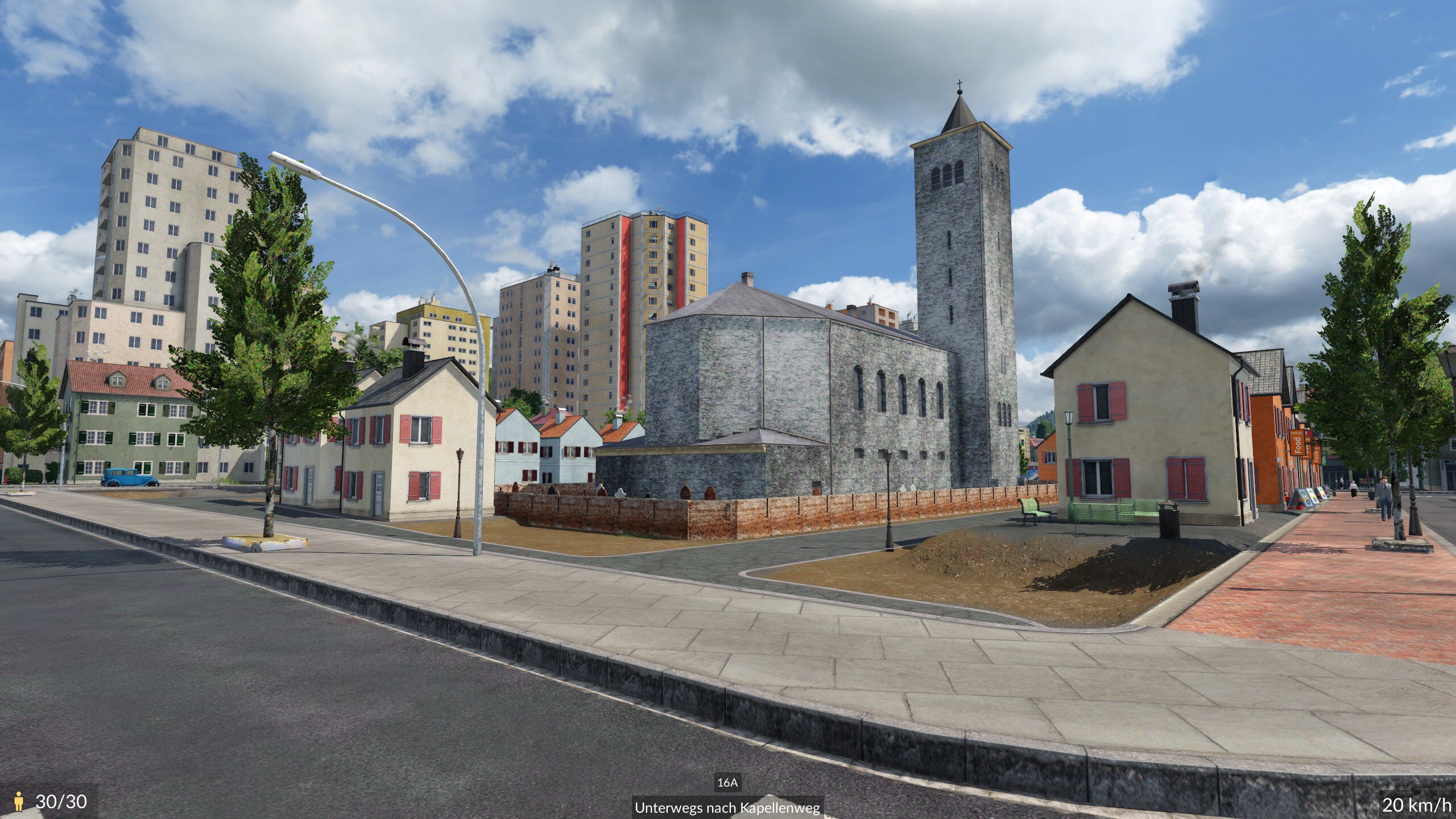 Kirche und Friedhof in Hattert - 11.06.1968