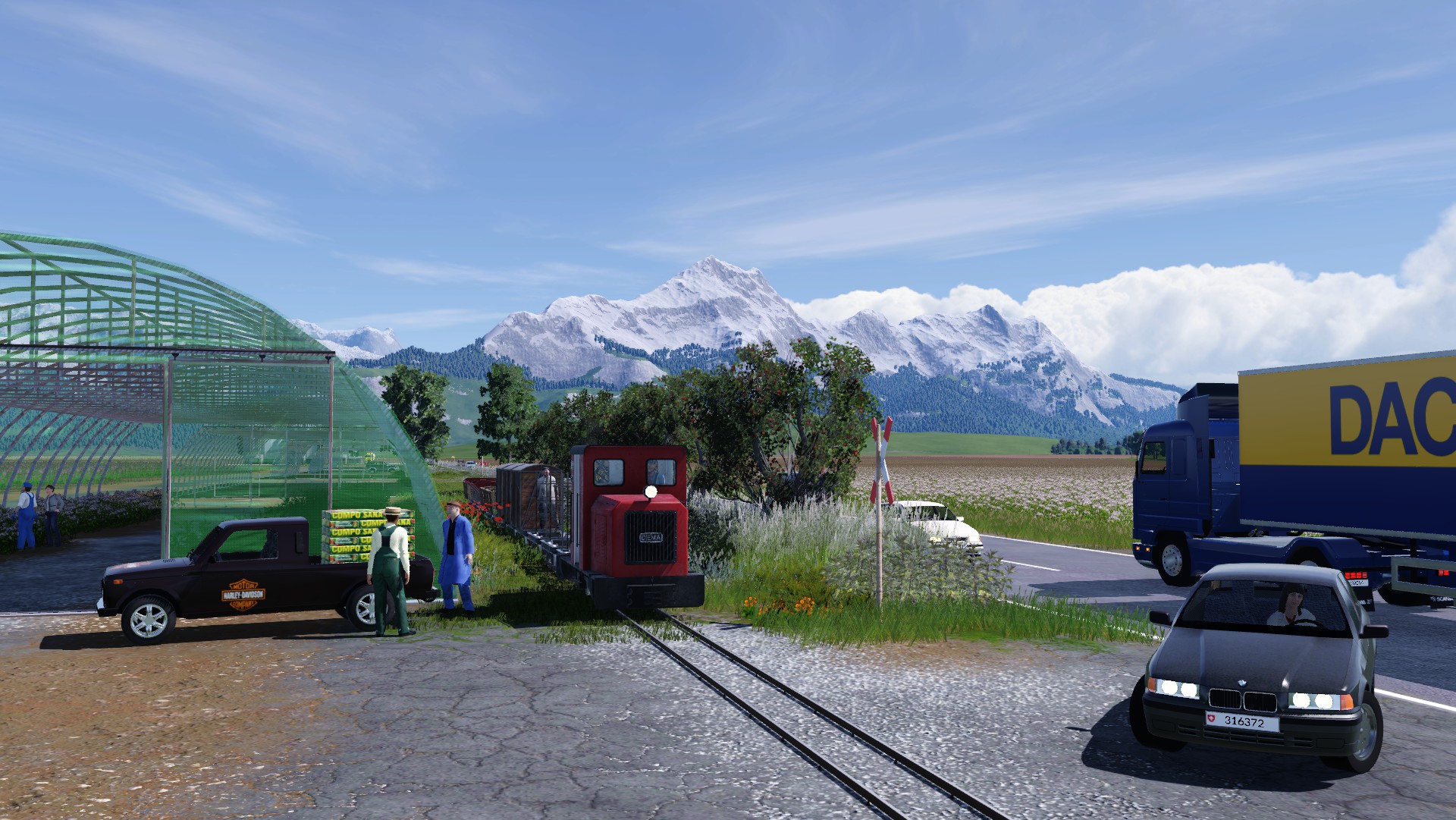Feldbahn der Grossgärtnerei