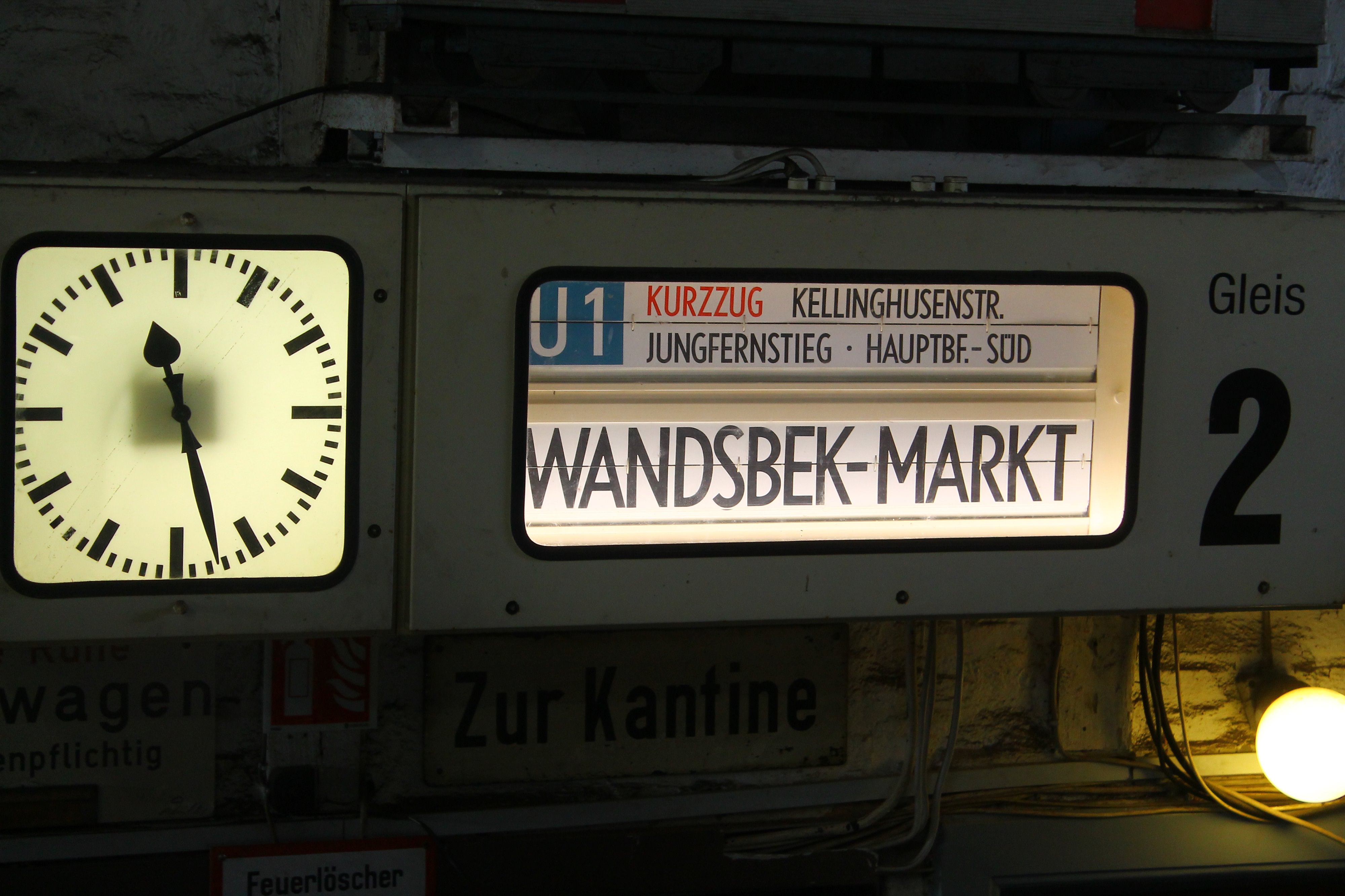 alter Zugzielanzeiger