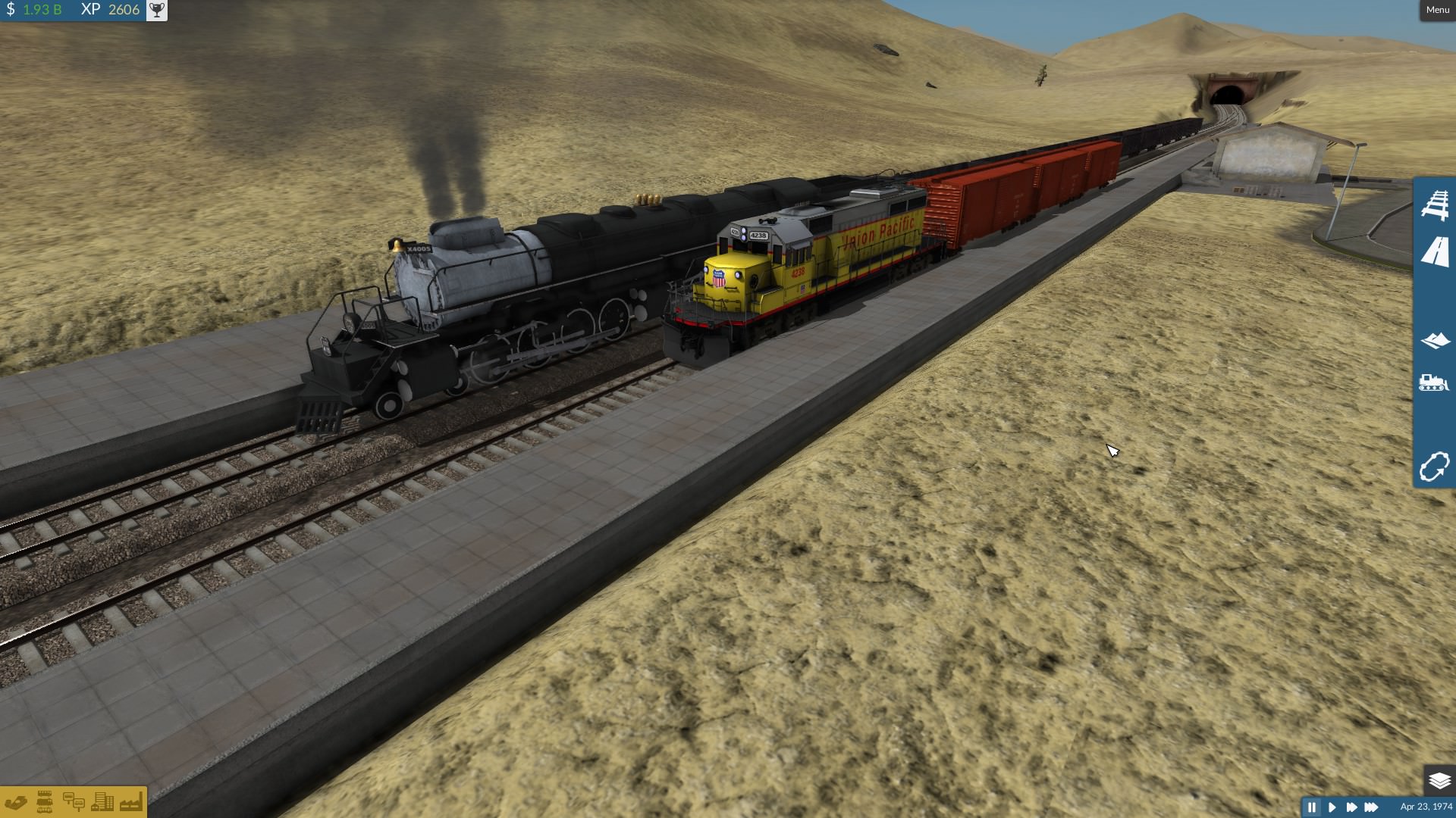 Old Big-Boy and new UP SD-40-2