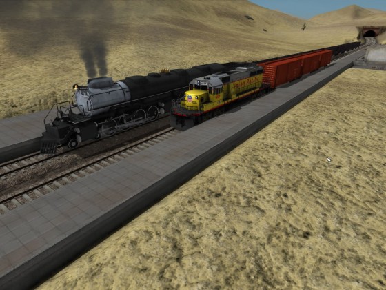 Old Big-Boy and new UP SD-40-2