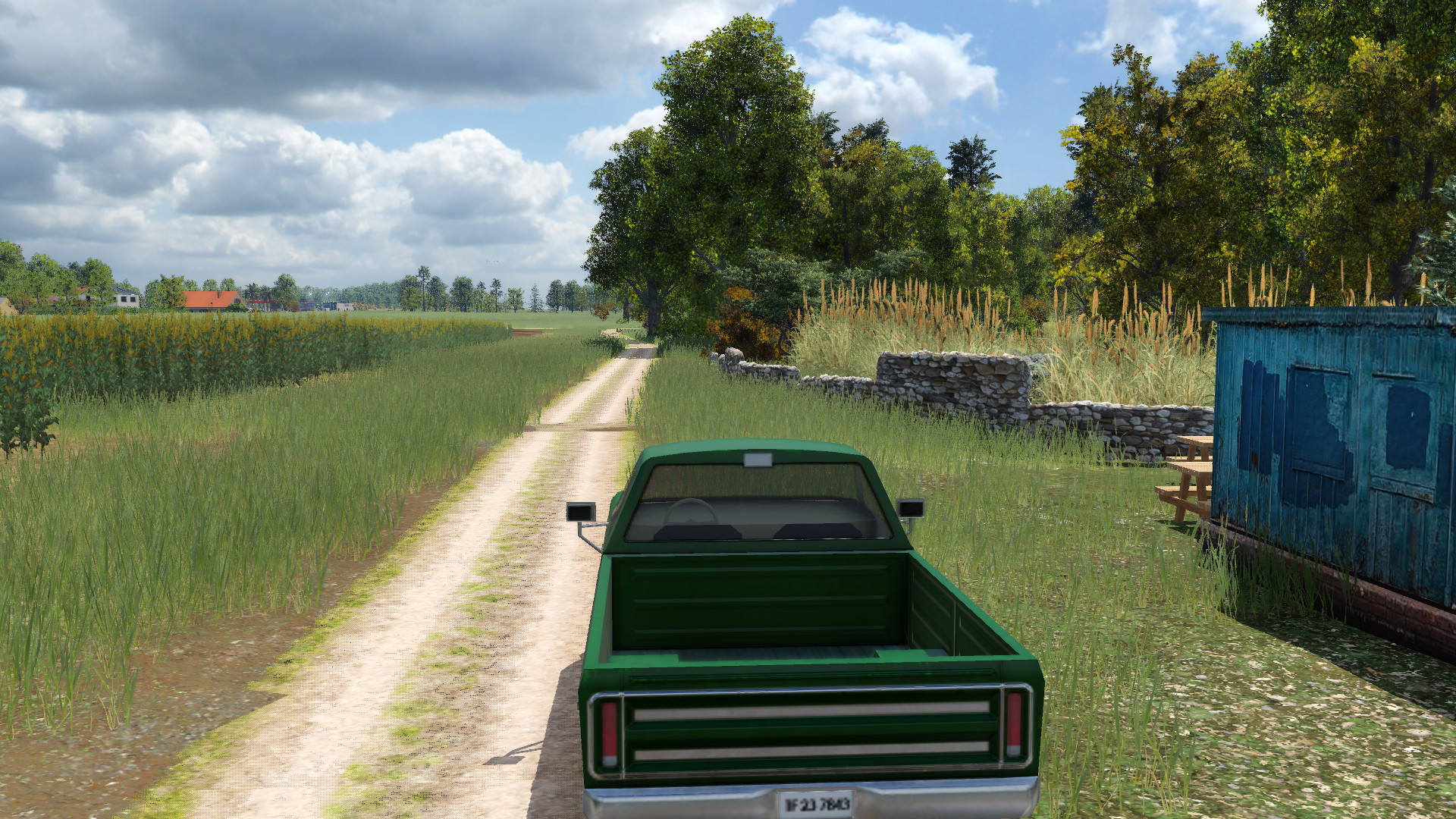 Vielleicht ein Hündeler der seinen Pick up hier gelassen hat.