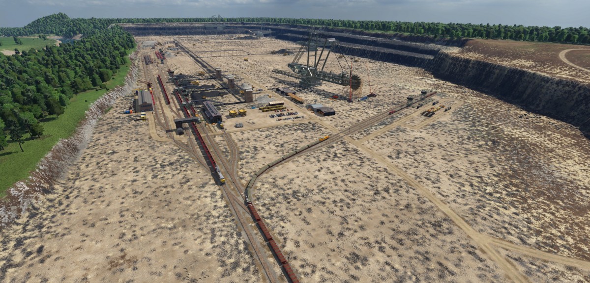 Kohle-Tagebau