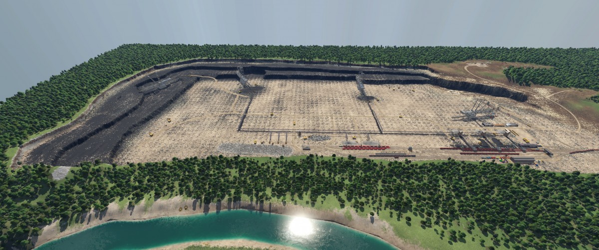 Kohle-Tagebau