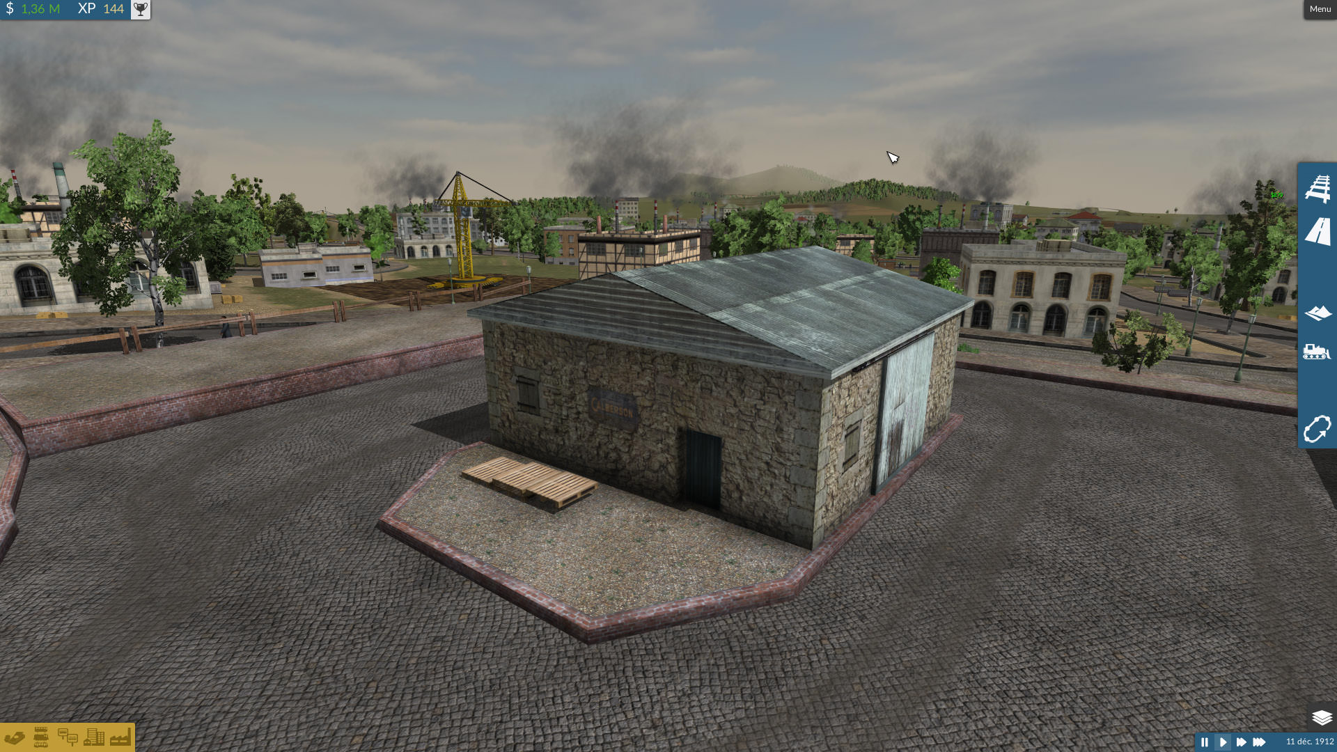 my work :French "1800-1900" cargo depot