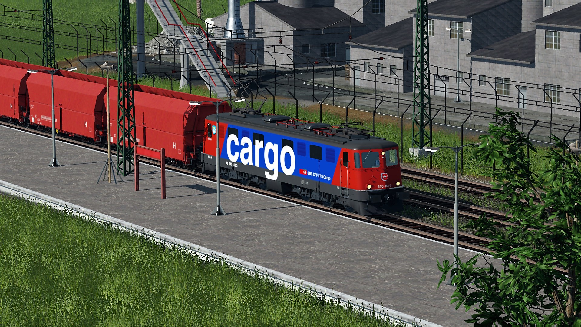 Die Ae 6/6 bei der Durchfahrt