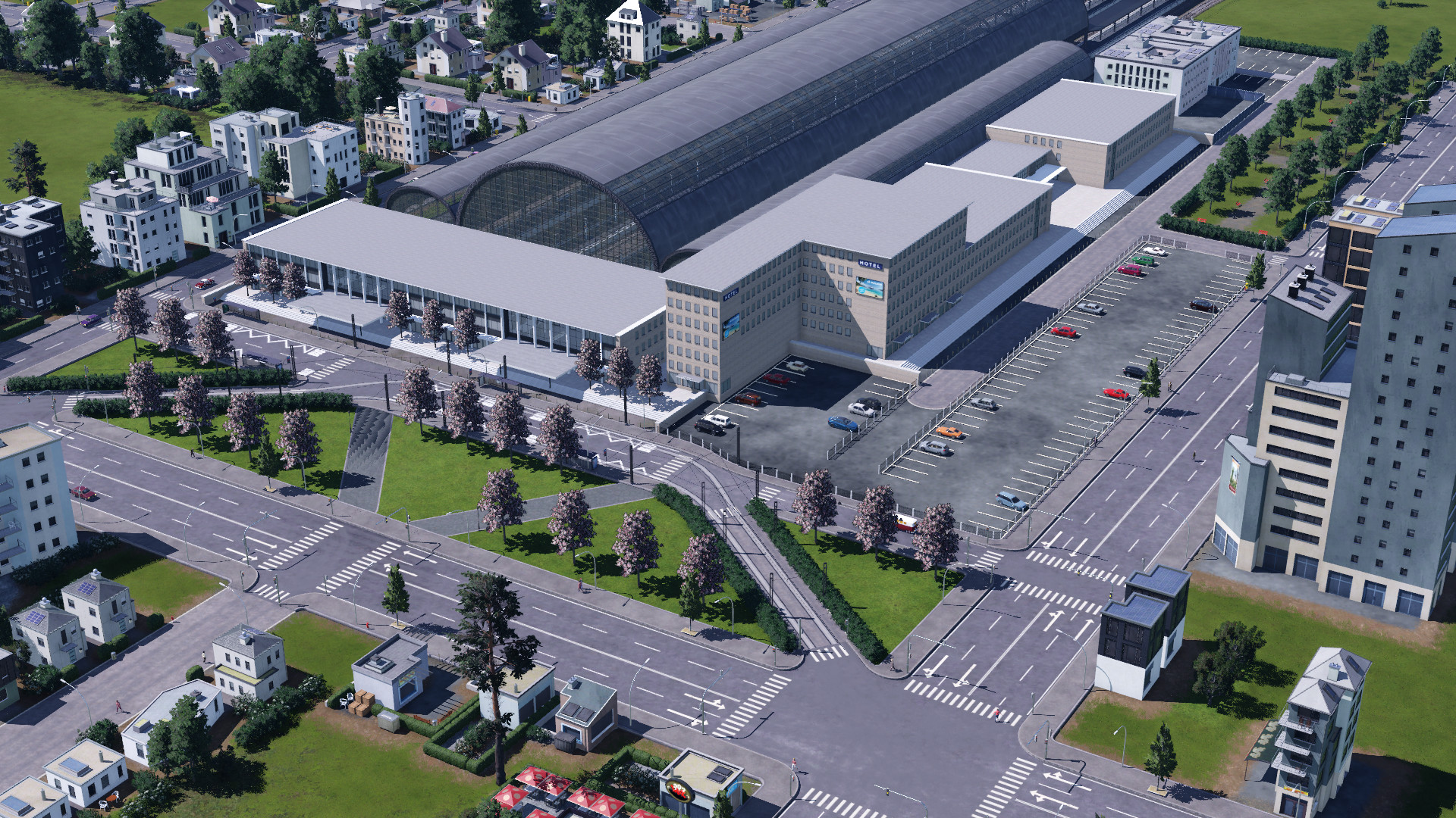 Startschuss Staffel 4 am ersten Bahnhof auf der Map - Kopfbahnhof bei München