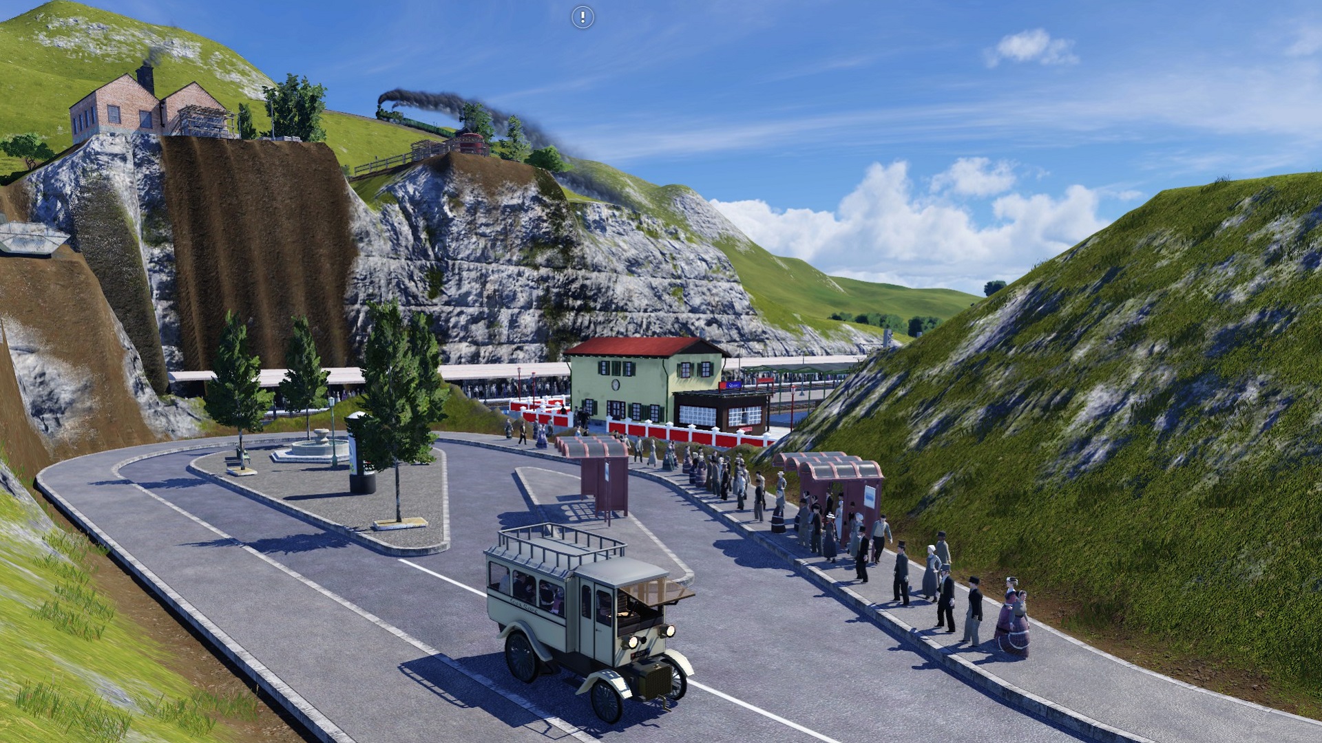 Wenig attraktiver Bahnhof