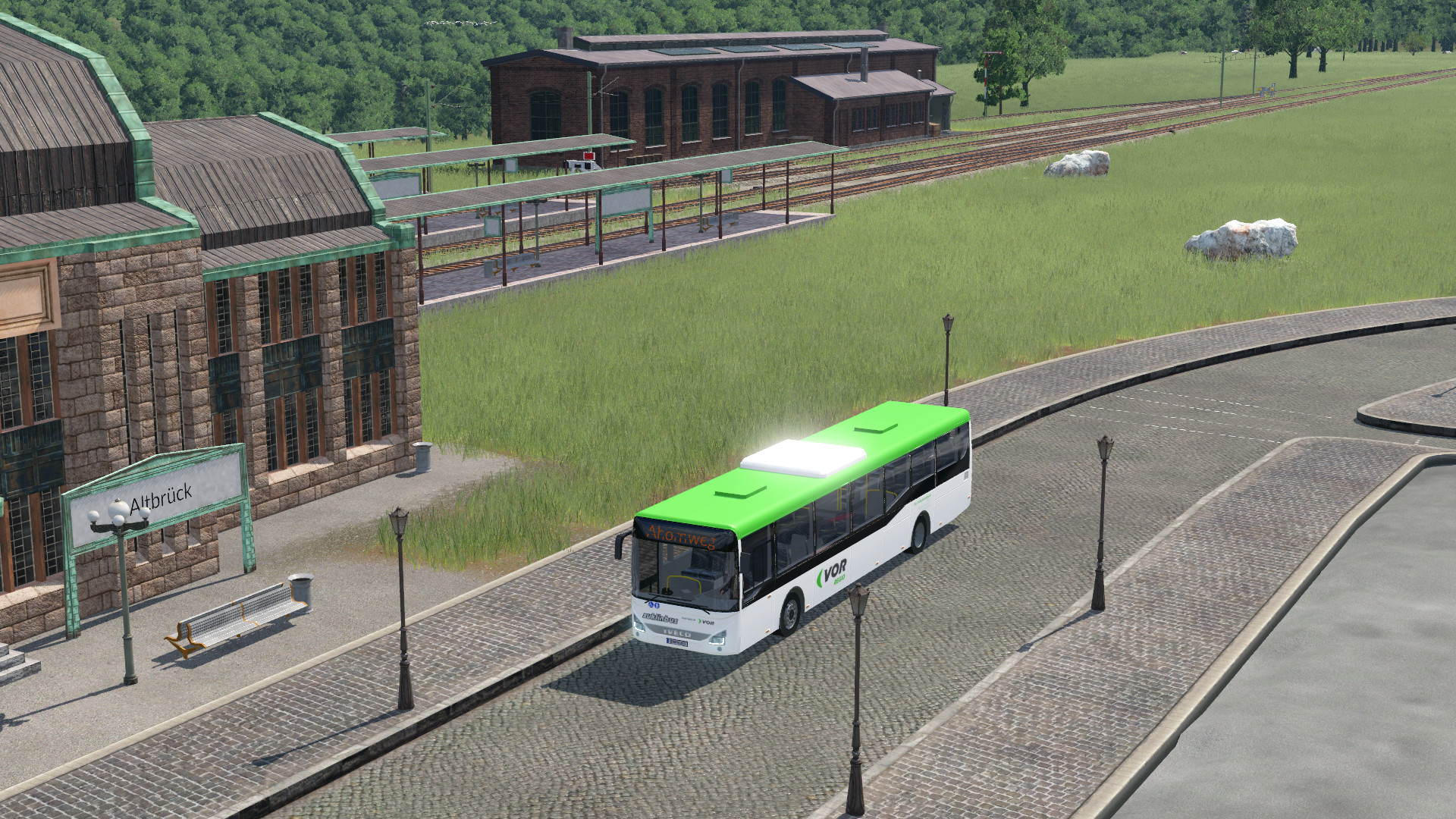 Altbrück ist die Mittelstation der Osterbergtalbahn