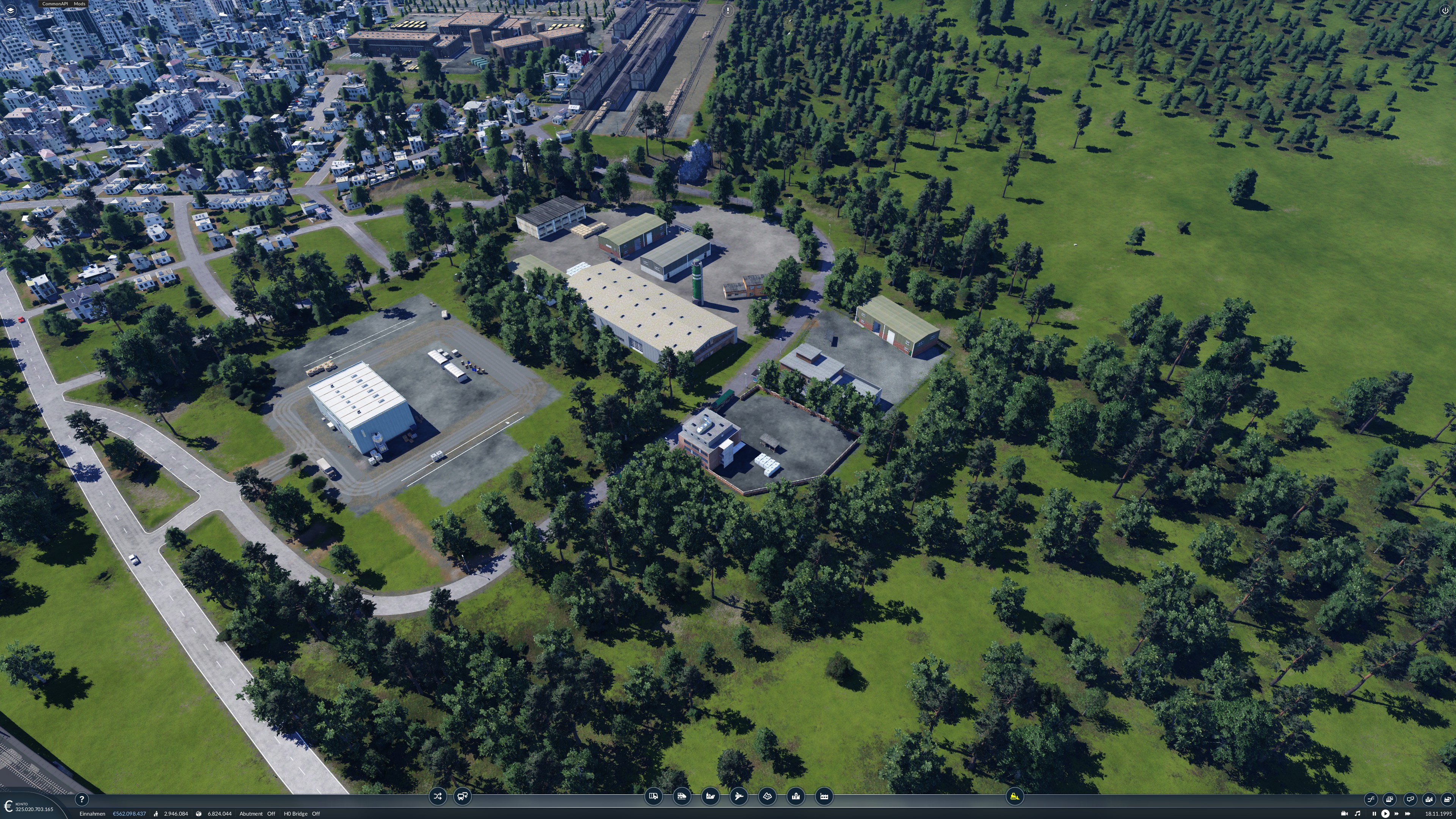Ein paar Industrien, selbst gebacken
