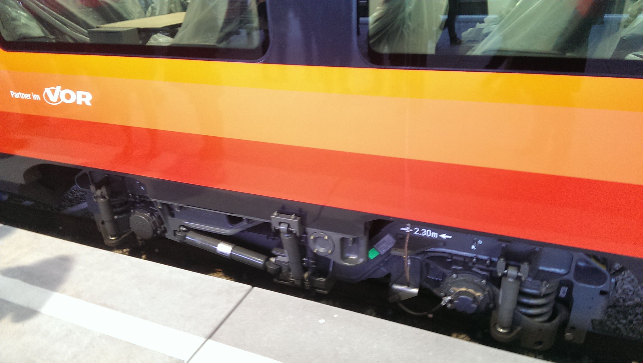 Drehgestell vom Zwischenwagen