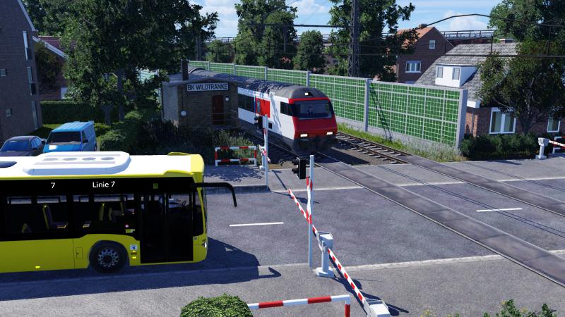 BÜ im Vorort