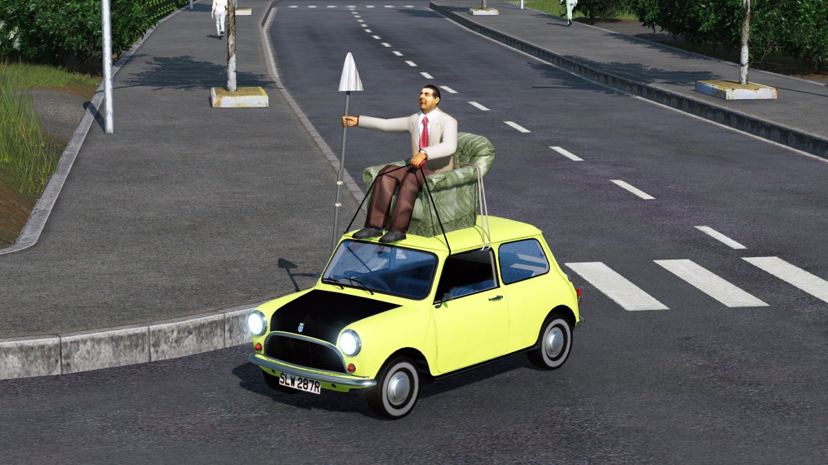 Yes, here comes Mr Bean.....lol