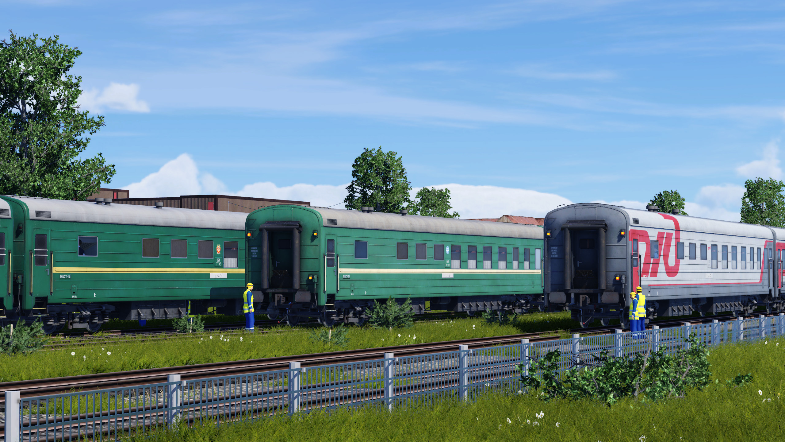 Buffet/Bar Ammendorf Wagons on old depot tracks