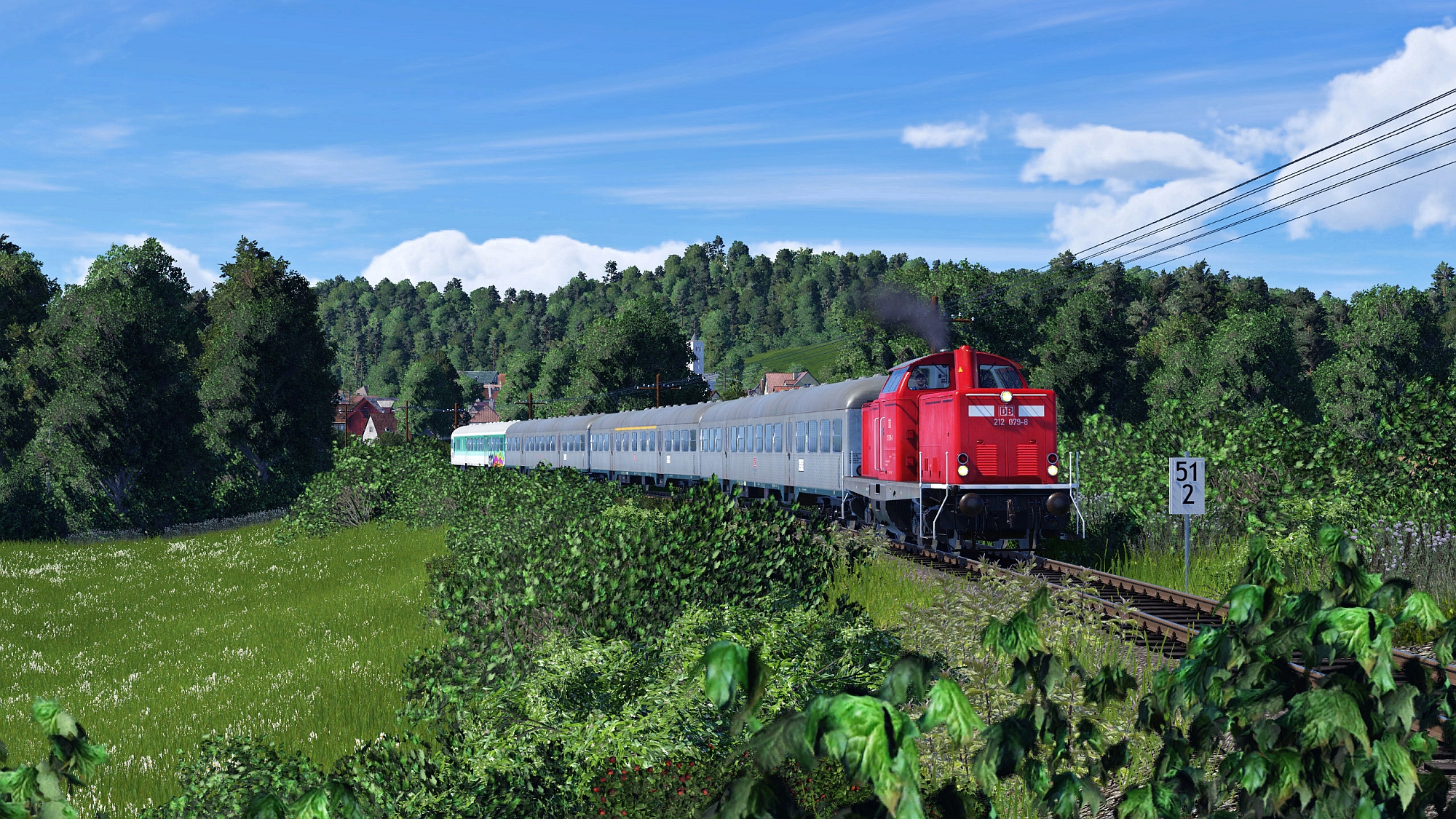 RB14307 auf den Weg nach Bischoffen