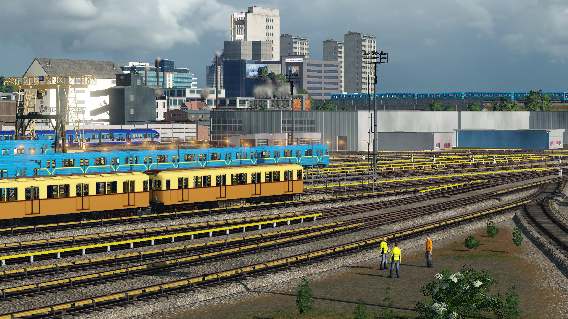 U-Bahn Depot in Kiew. Депо Дарница.