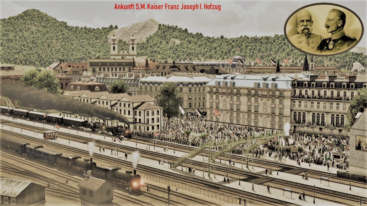 Kaisertreffen - Postkarten Stil