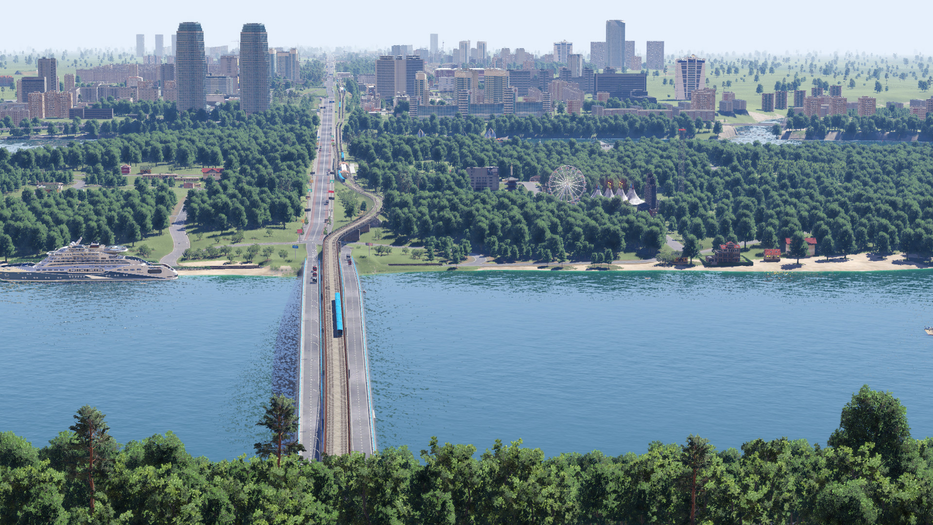 Kiew, Dnipro und Metrobrücke