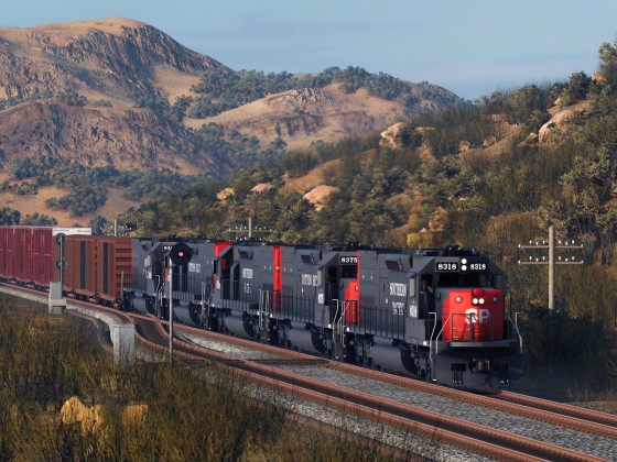 Southern Pacific SD40T-2s