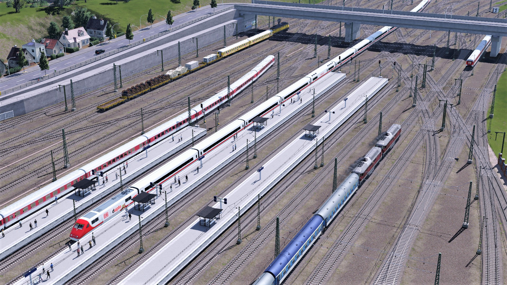 Hauptbahnhof Leipzig & Gleisvorfeld (fiktiv)