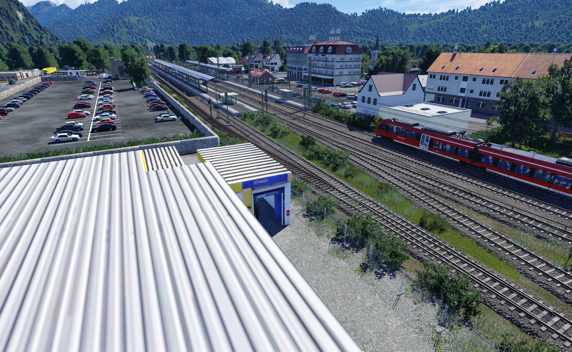 Einfahrt RB77 in Priensee