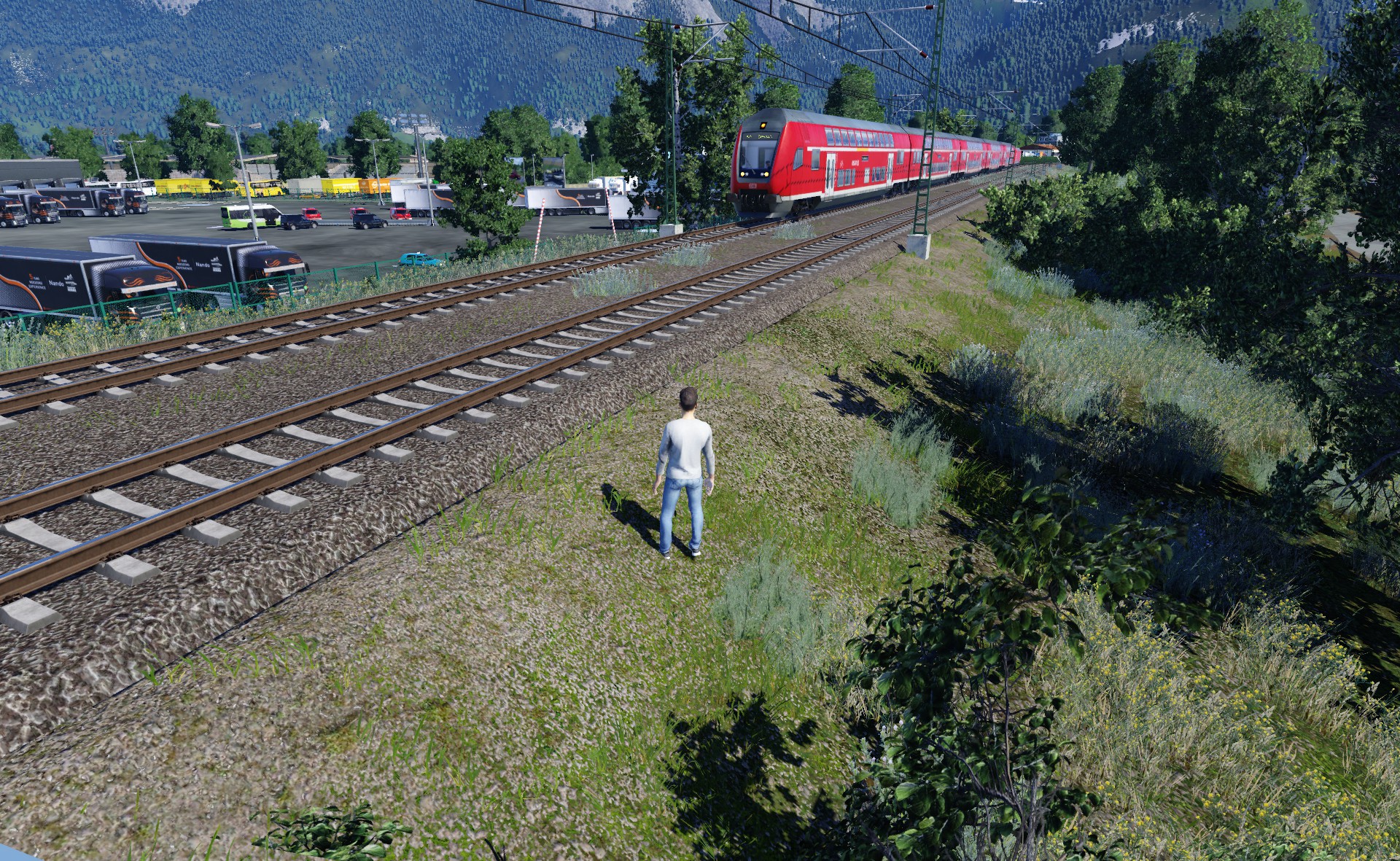 Trainspotting im Industriegebiet