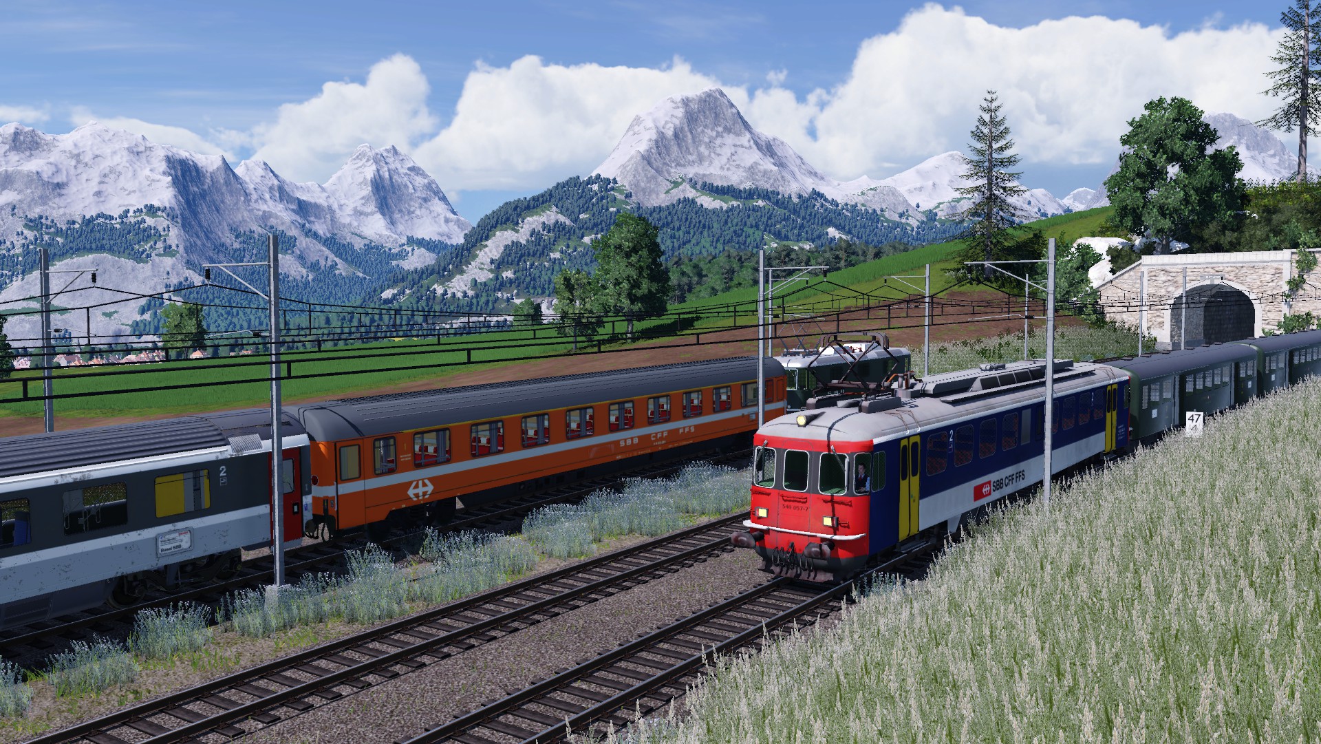 Rbe 4/4 und 540