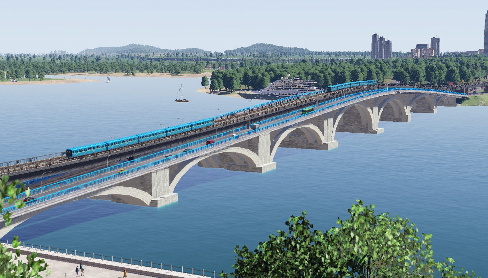 Kiew U-bahn Brücke, +Video ⬇️