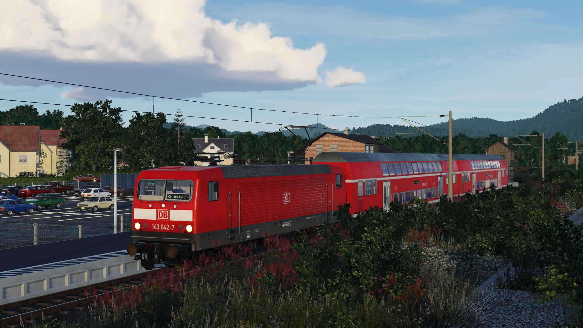 Abendliche S3 in Richtung Hauptbahnhof