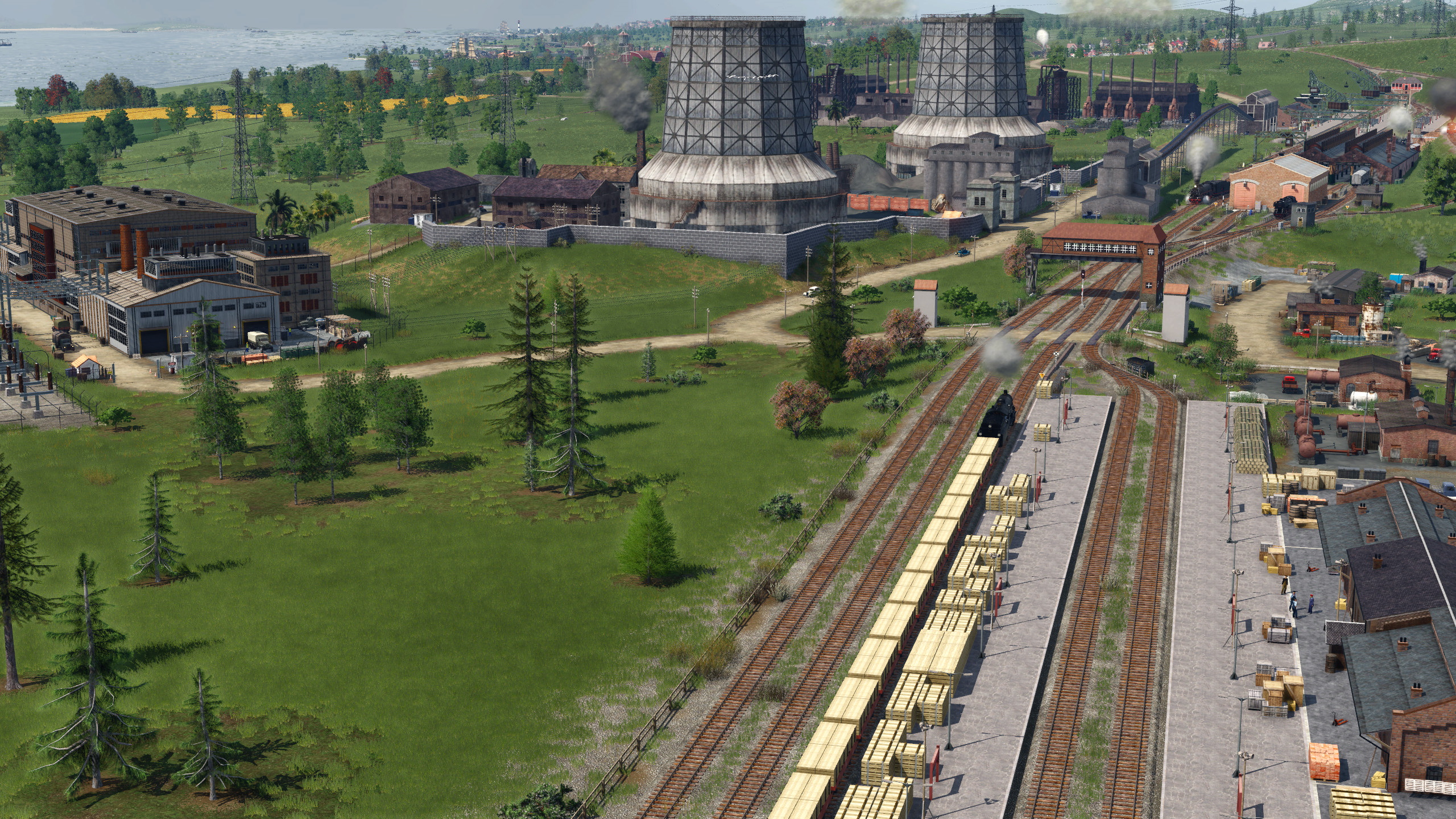 Coal power and sawmill near Seltower 1939
