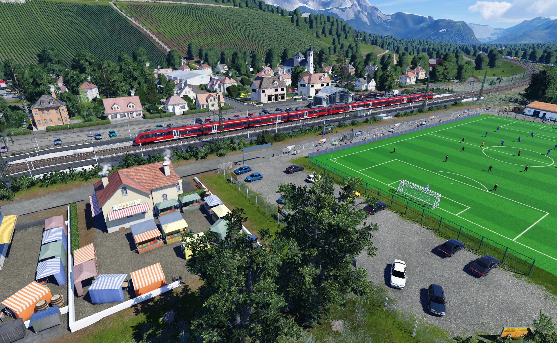 RB77 hält in Gondern an der Laar