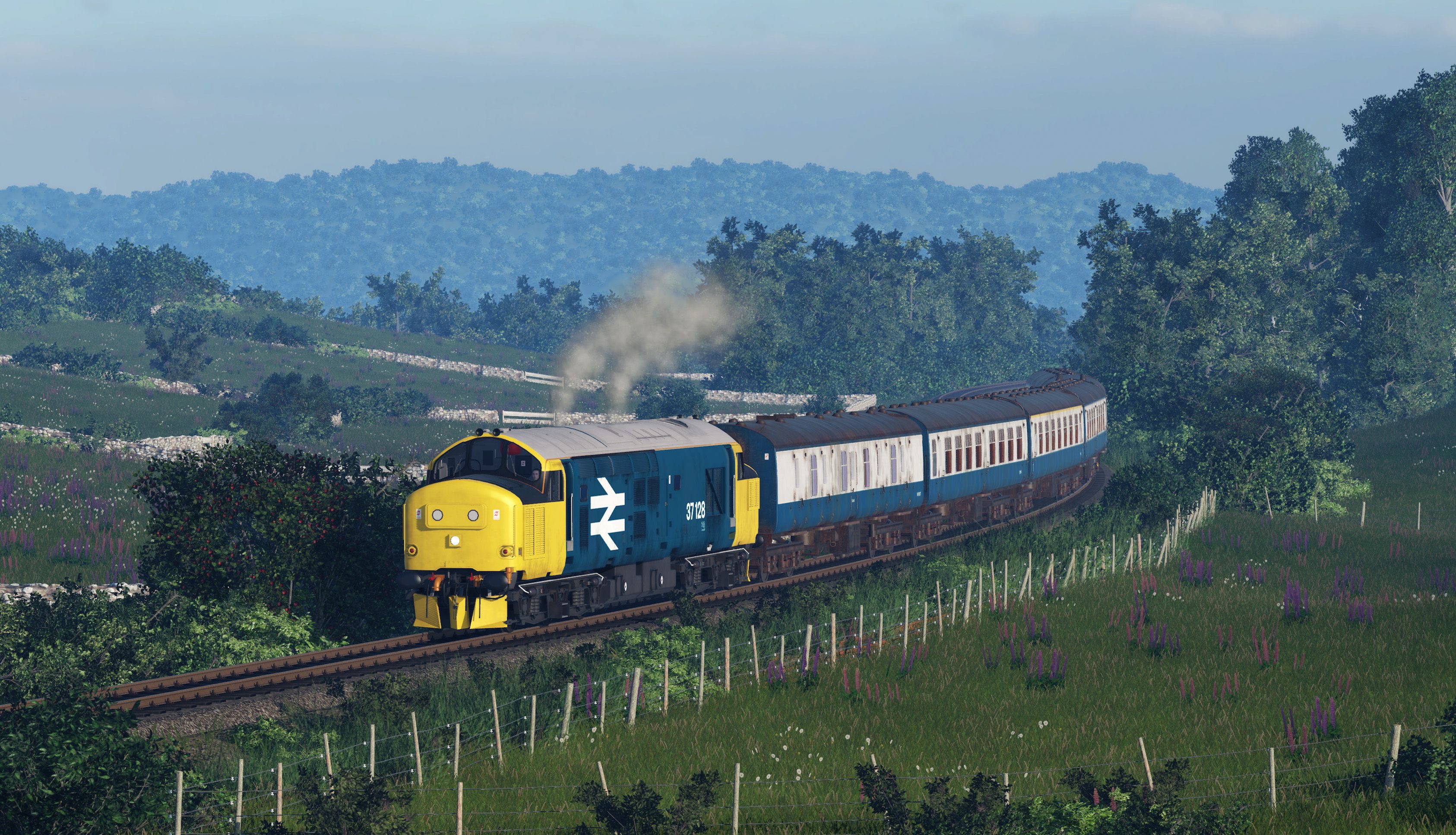Class 37 throughout the countryside