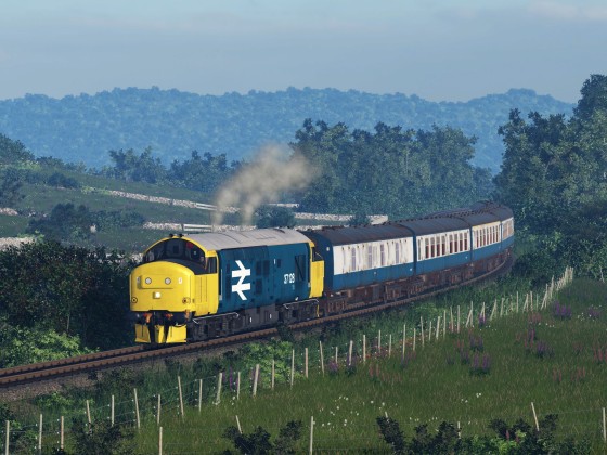 Class 37 throughout the countryside