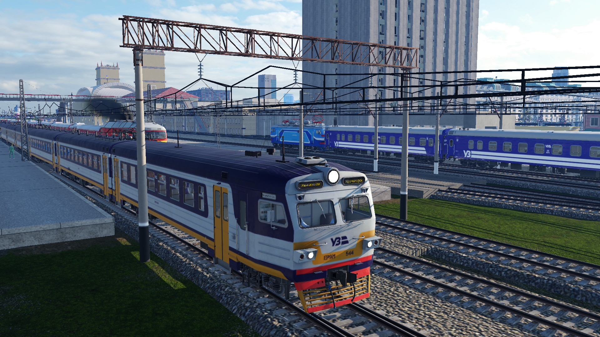 Ukrainische Eisenbahn, Elektrotriebzug ER9M+ Video ⬇️